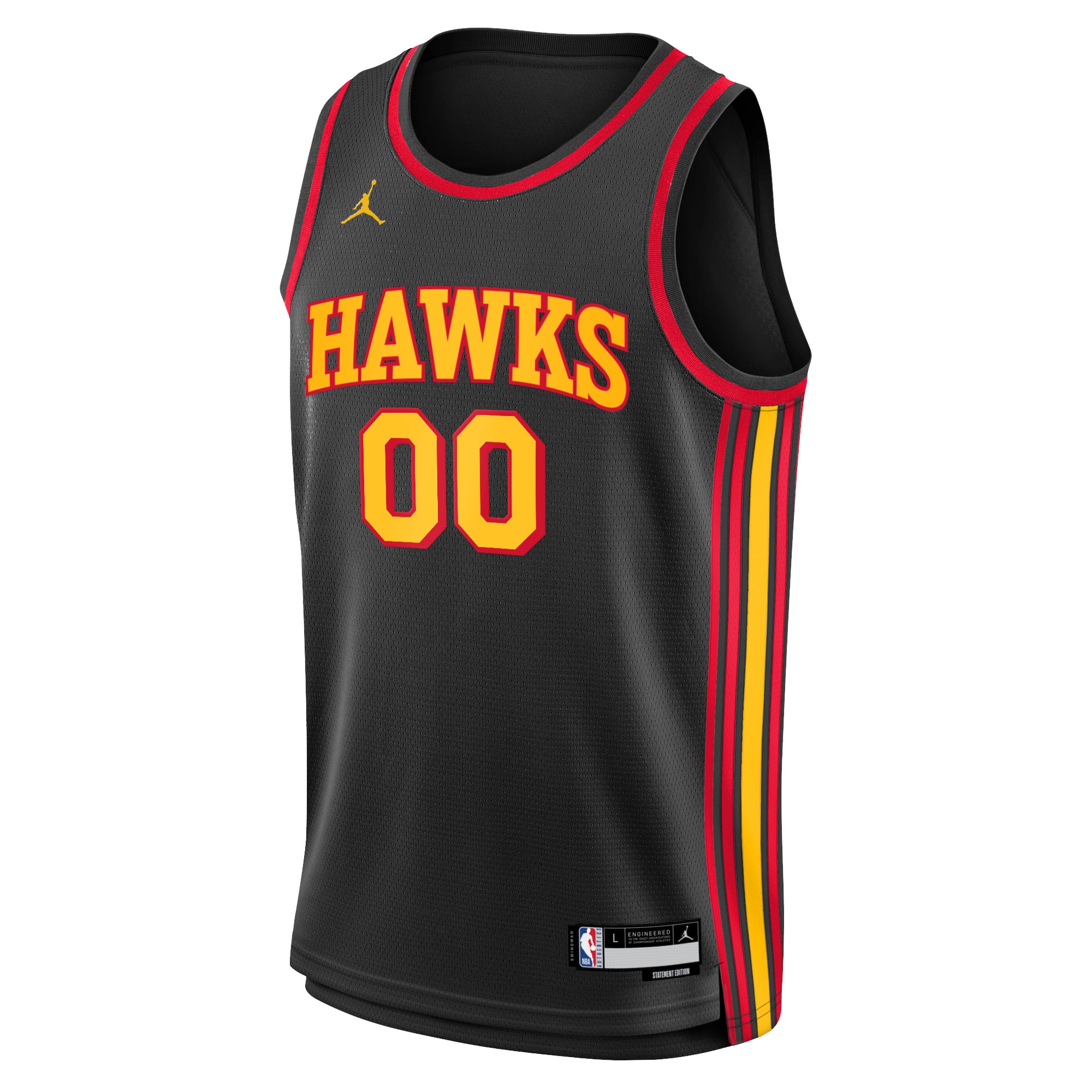 Alternative view of Jordan Hawks Black Statement Jersey - Custom Name & Number