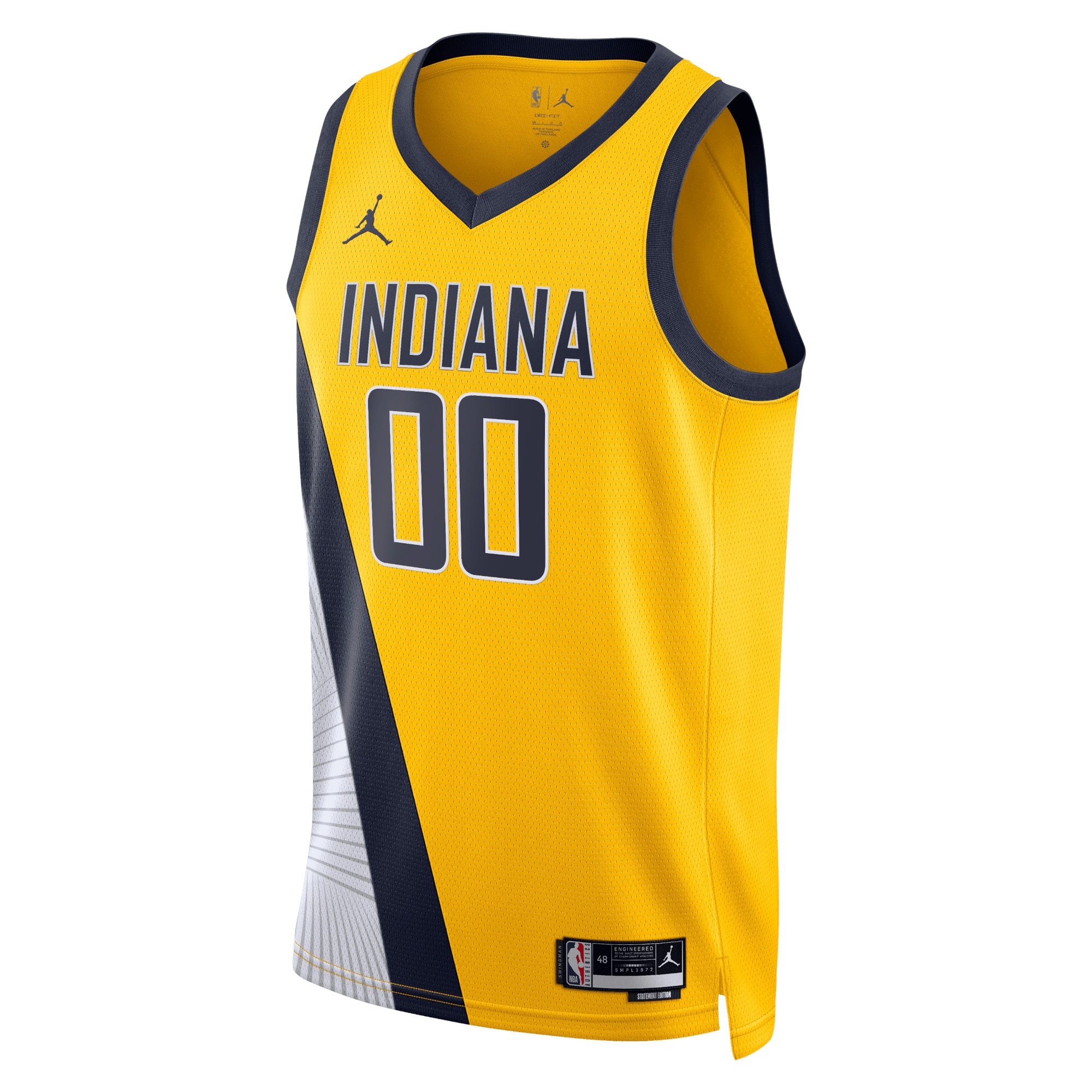 Alternative view of jordan Pacers Gold Custom Jersey - Jordan Indiana Pacers Gold Custom