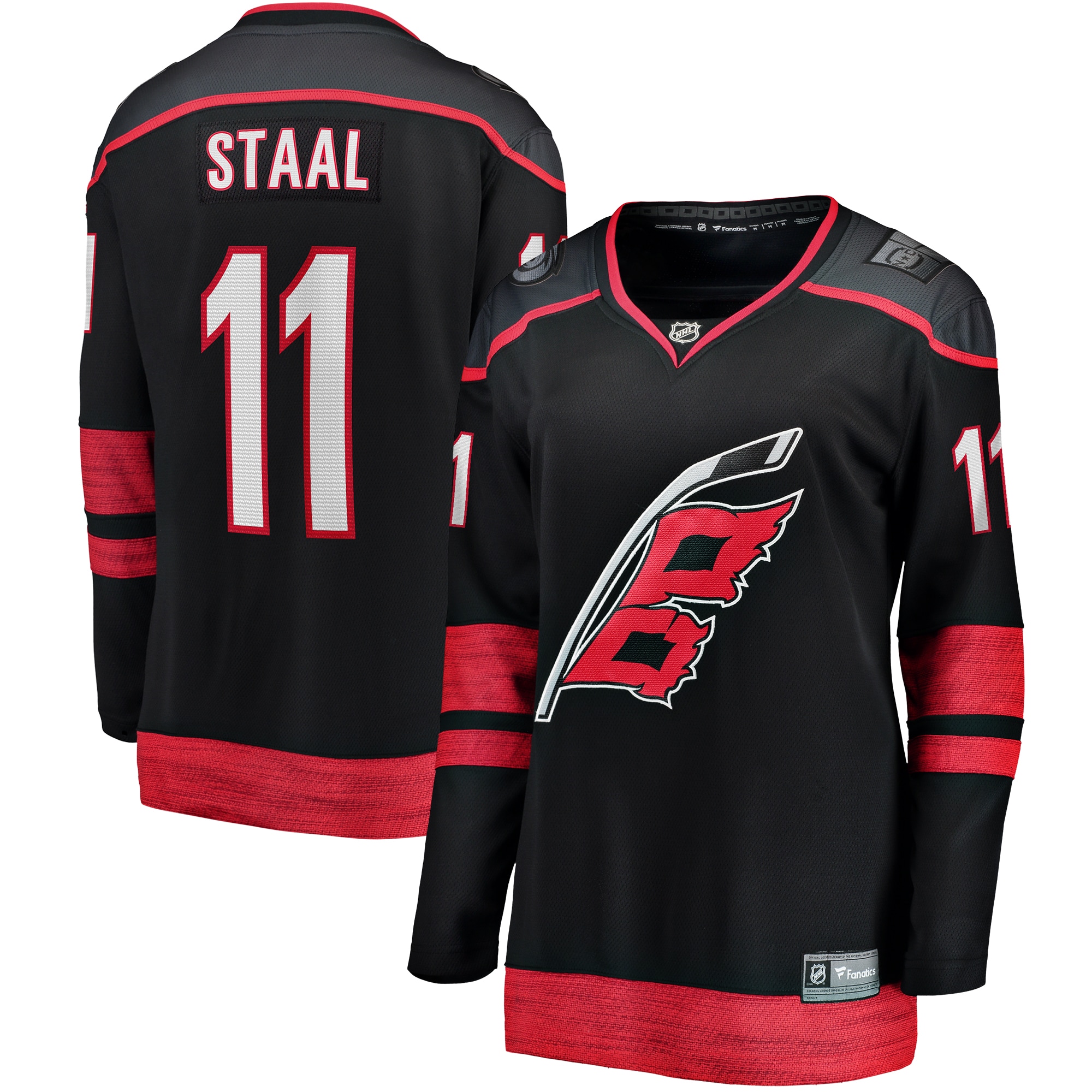 Jordan Staal Carolina Hurricanes Fanatics Women's Alternate Breakaway Jersey - Black