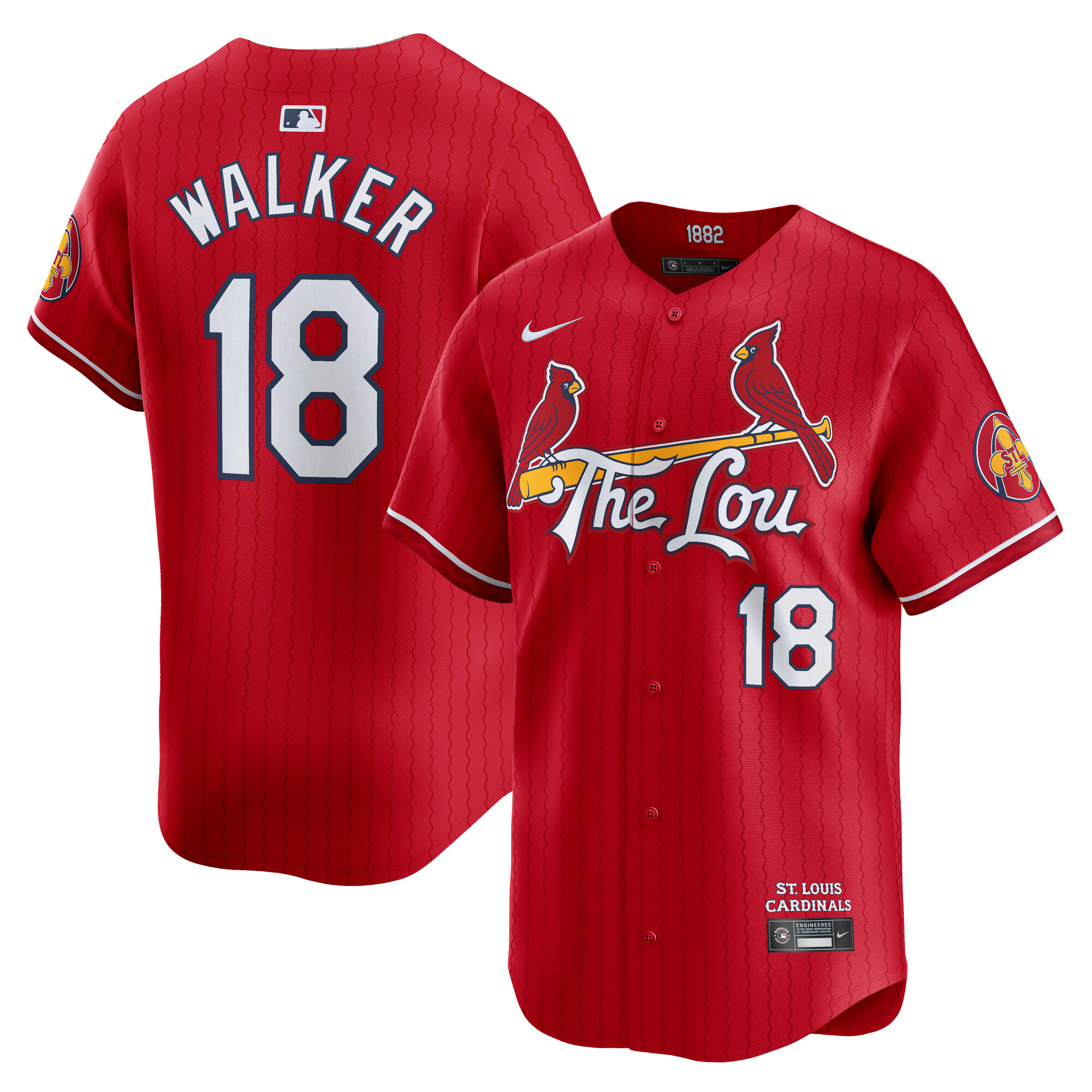 Jordan Walker St. Louis Cardinals City Connect Limited Jersey - Red