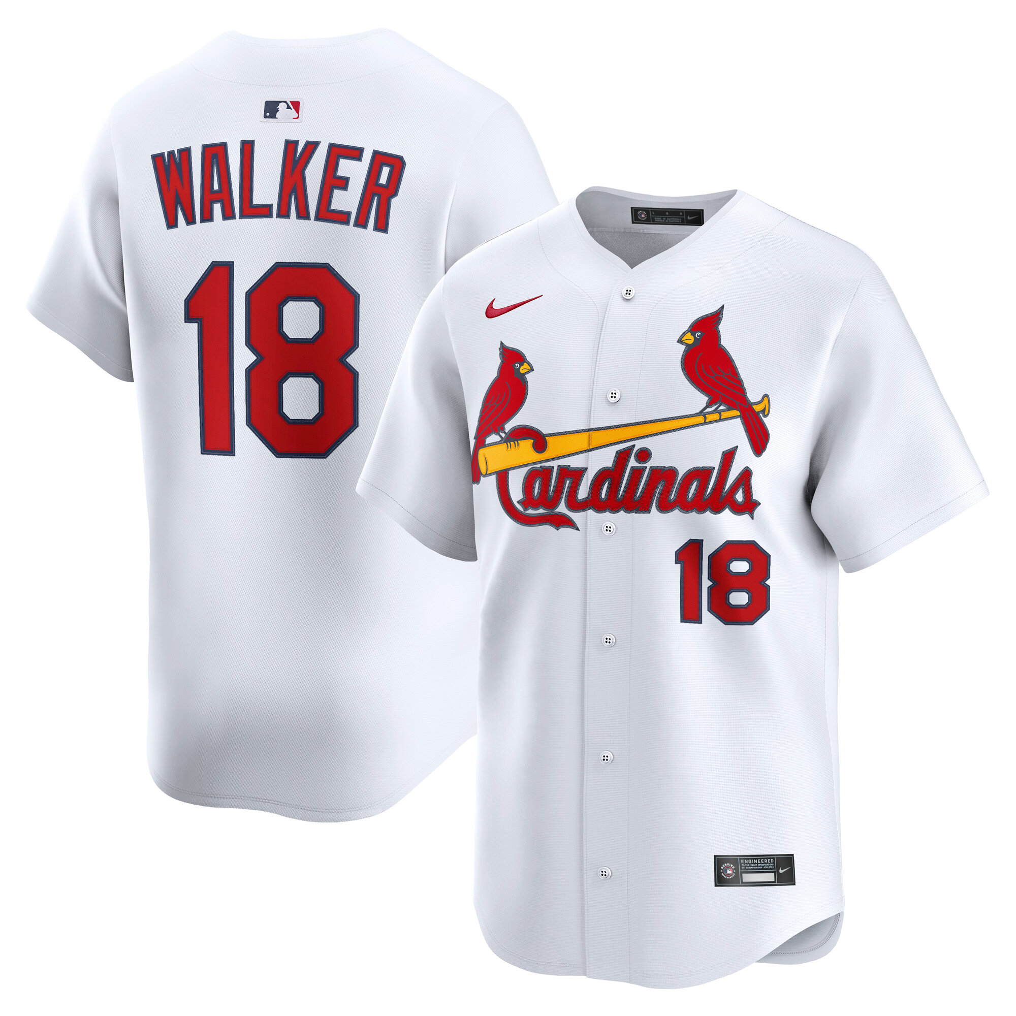 Jordan Walker St. Louis Cardinals Home Limited Player Jersey - White