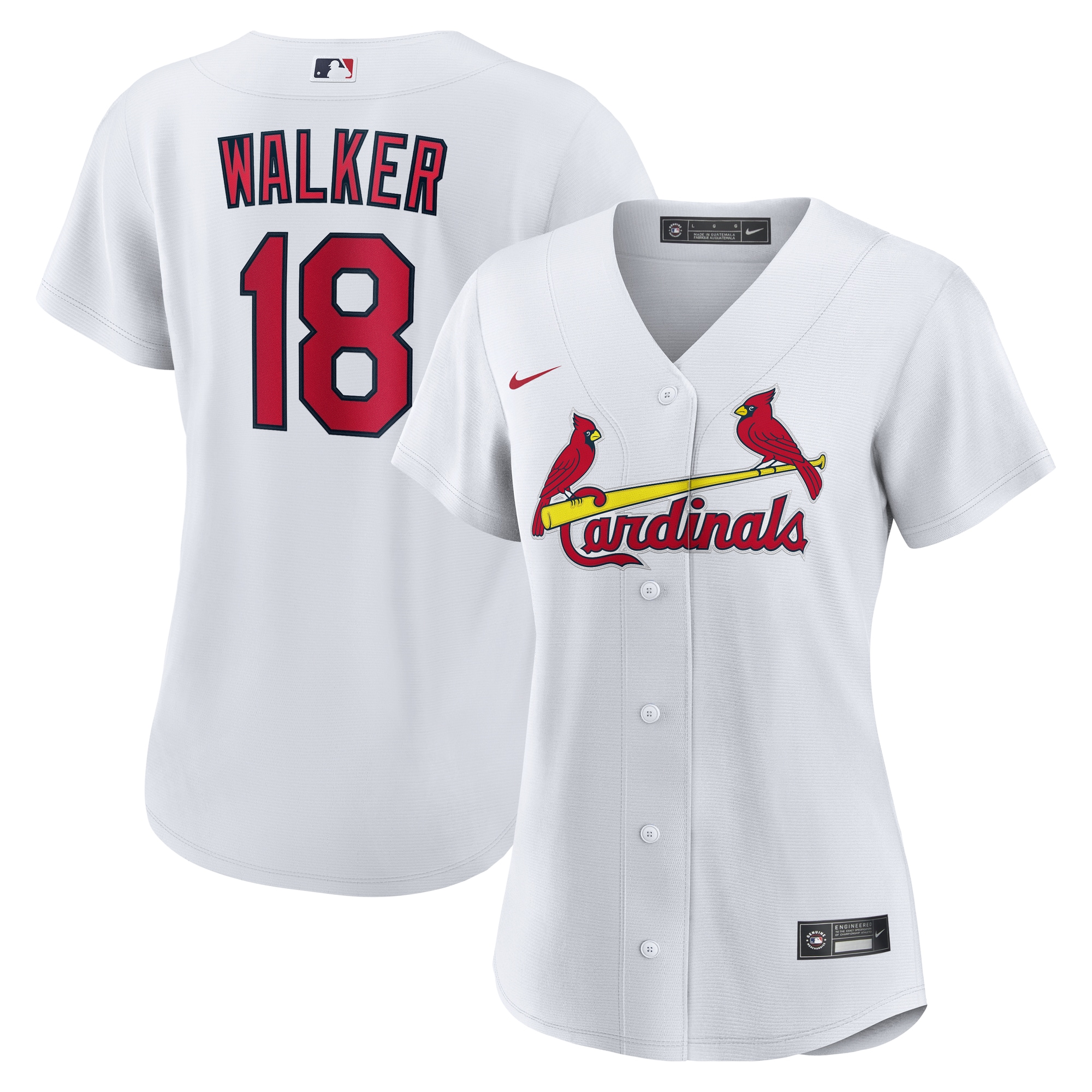Jordan Walker St. Louis Cardinals Women's Home Jersey - White
