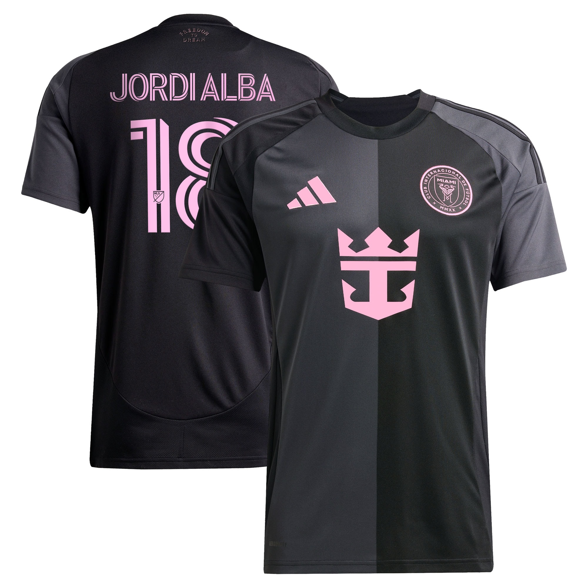 Jordi Alba Ramos Inter Miami CF 2025 The Fortitude Kit Player Jersey - Black