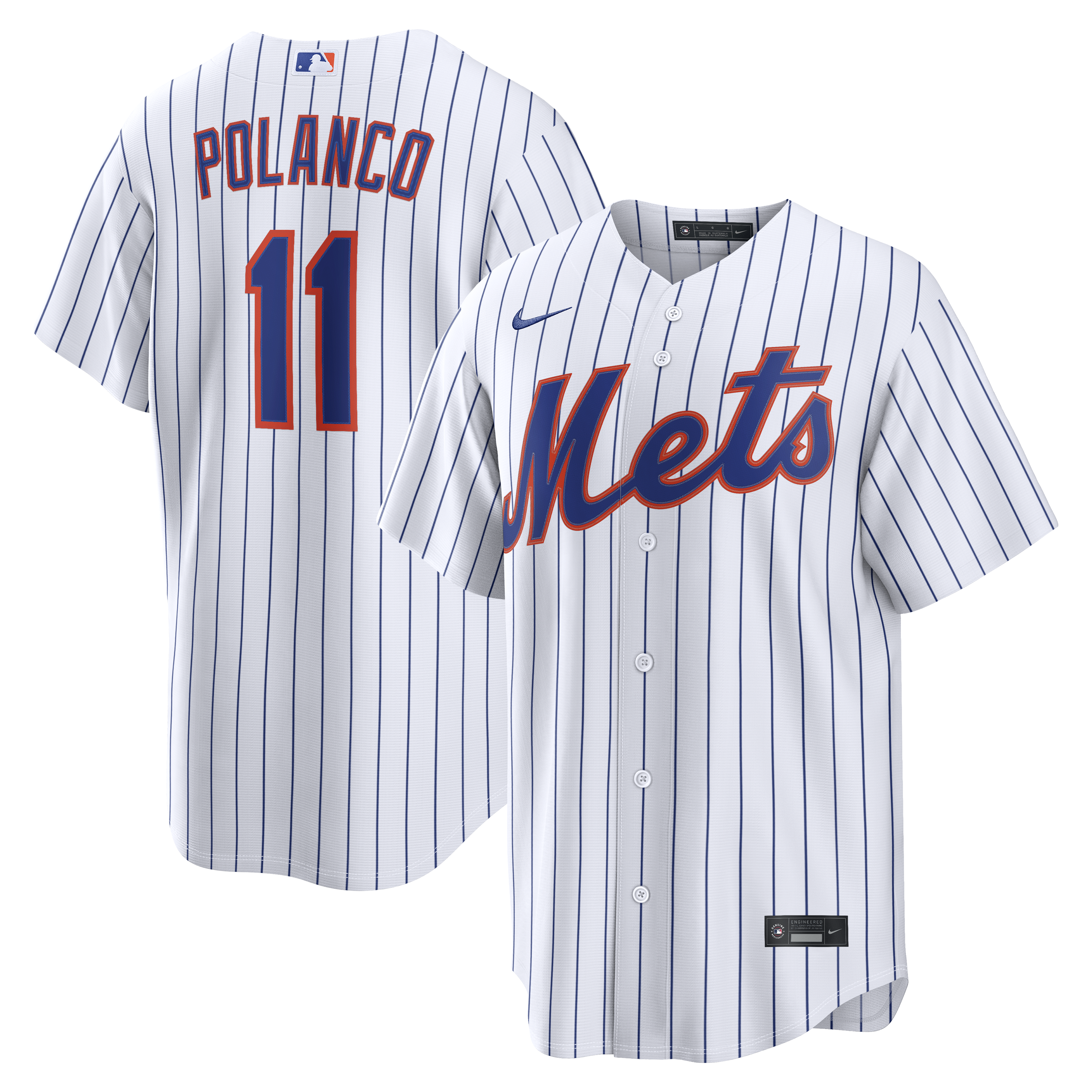Jorge Polanco New York Mets Home Jersey - White