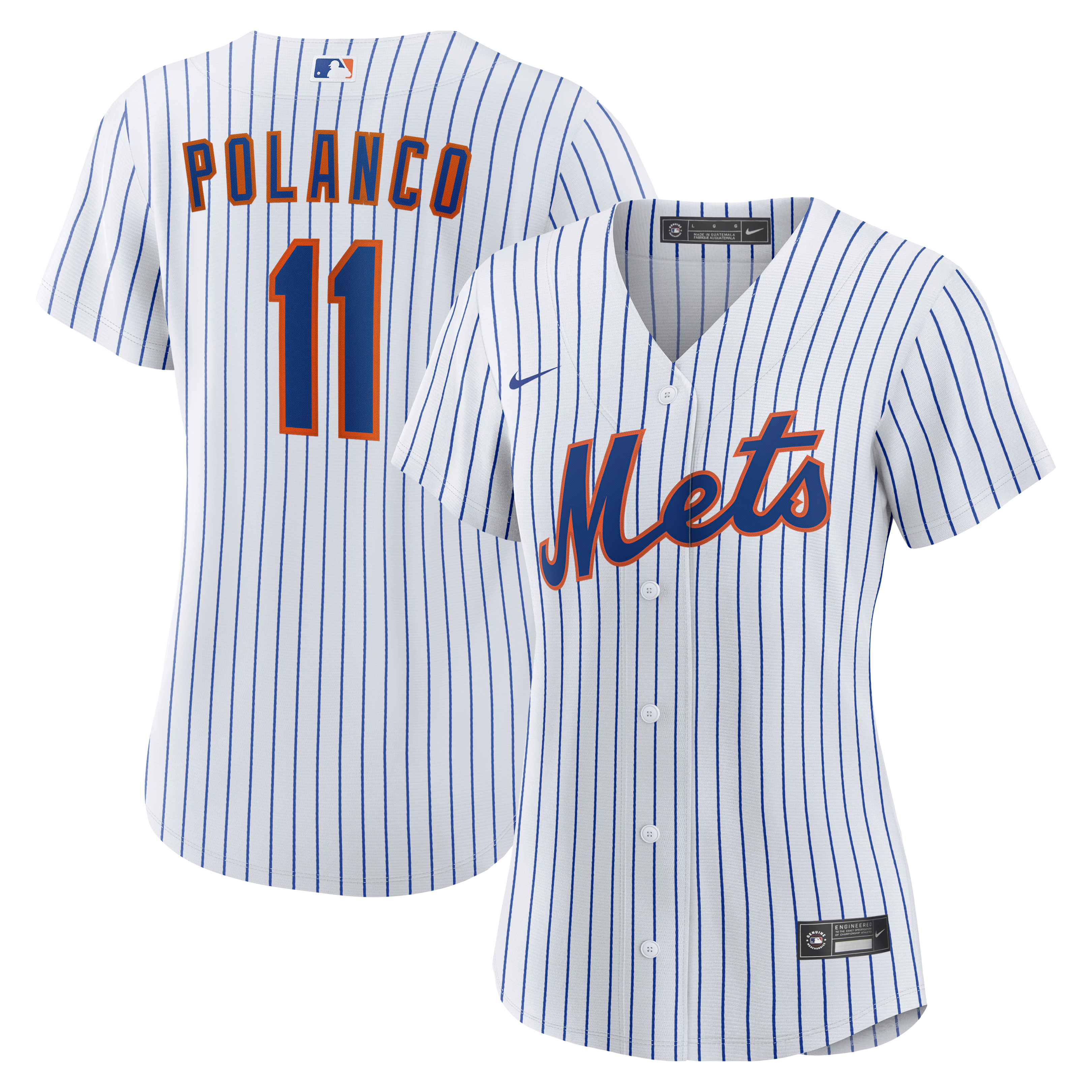 Jorge Polanco New York Mets Women's Home Jersey - White