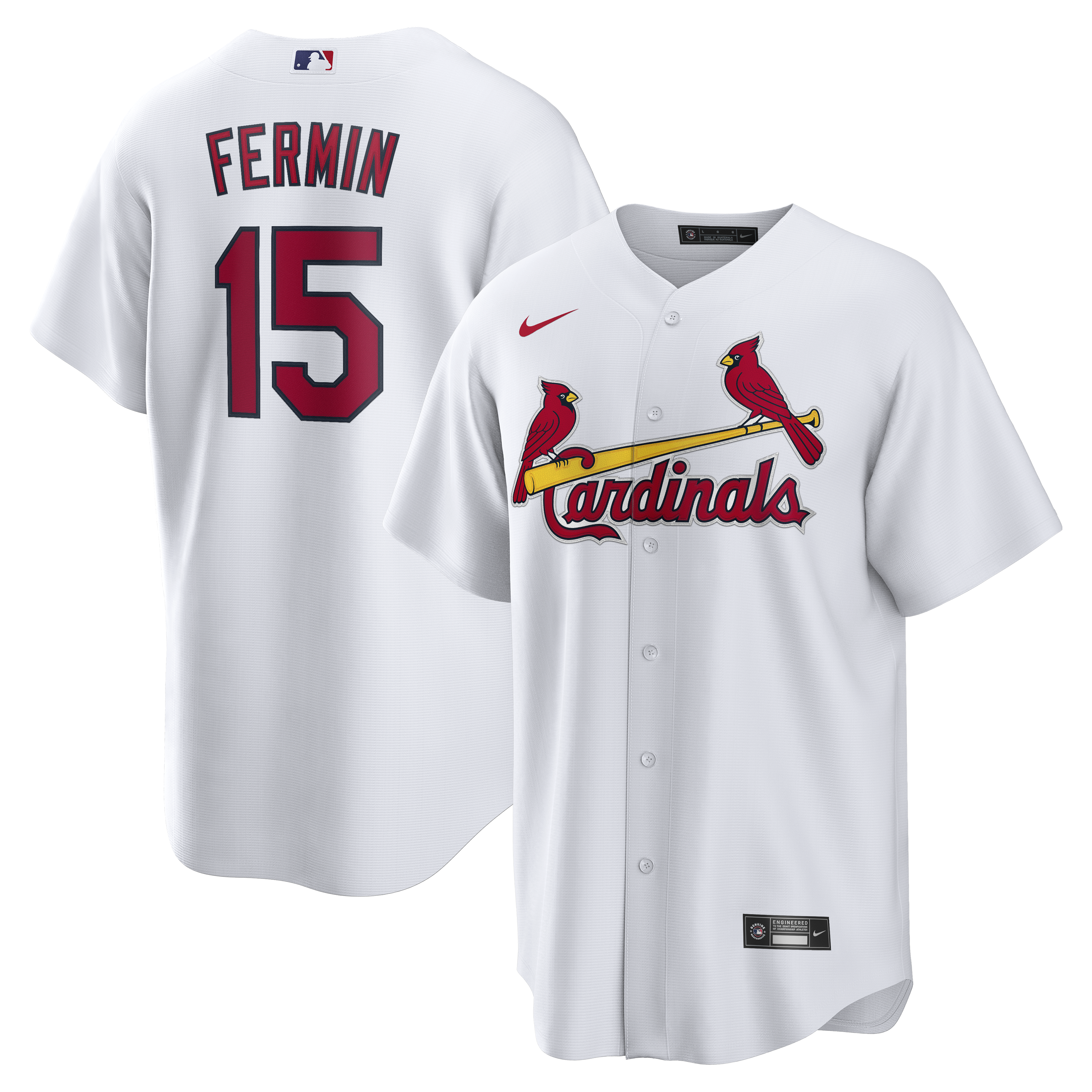 José Fermín St. Louis Cardinals Home Jersey - White