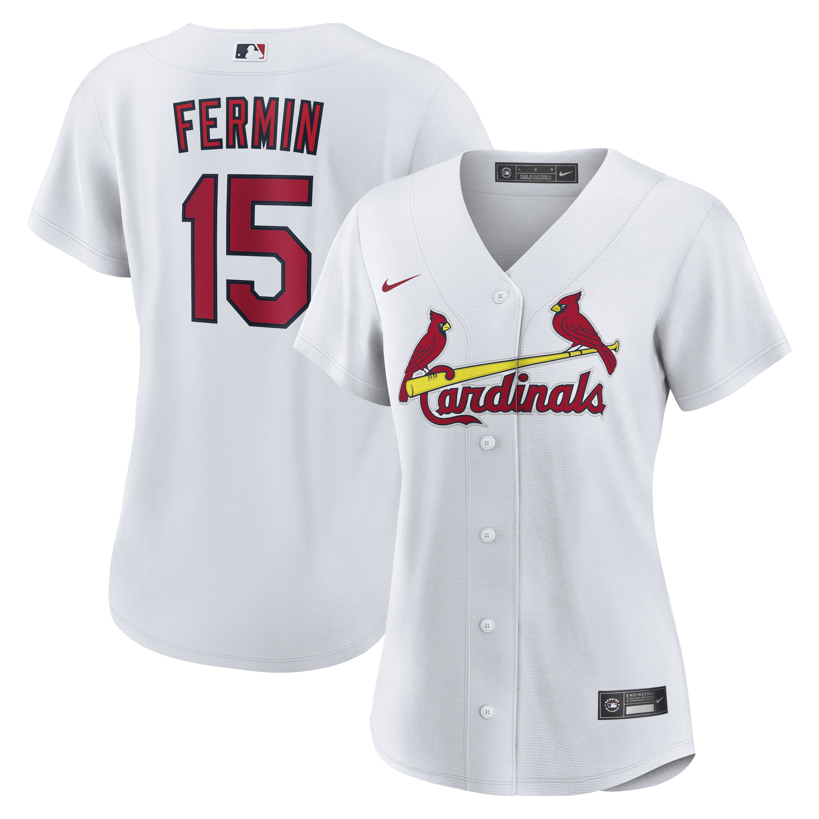 José Fermín St. Louis Cardinals Women's Home Jersey - White