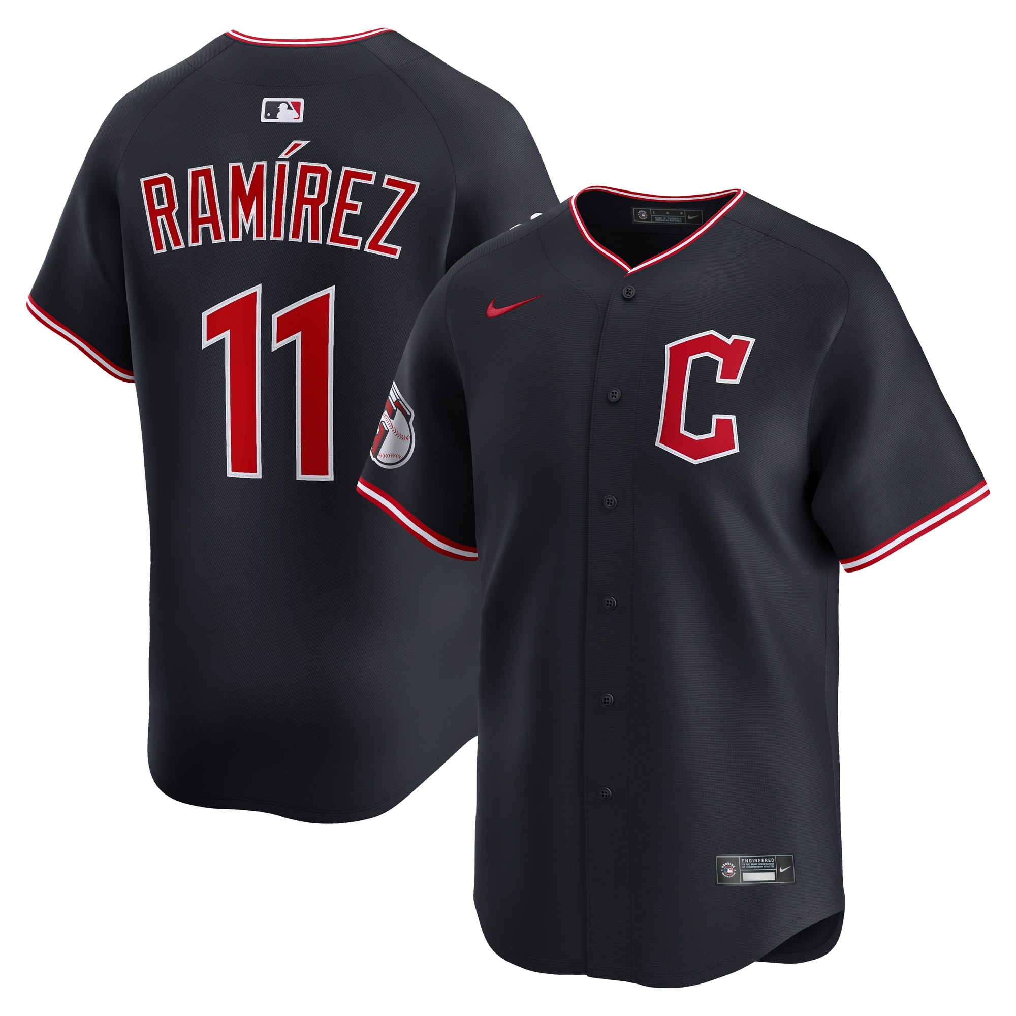 José Ramírez Cleveland Guardians Alternate Limited Player Jersey - Navy