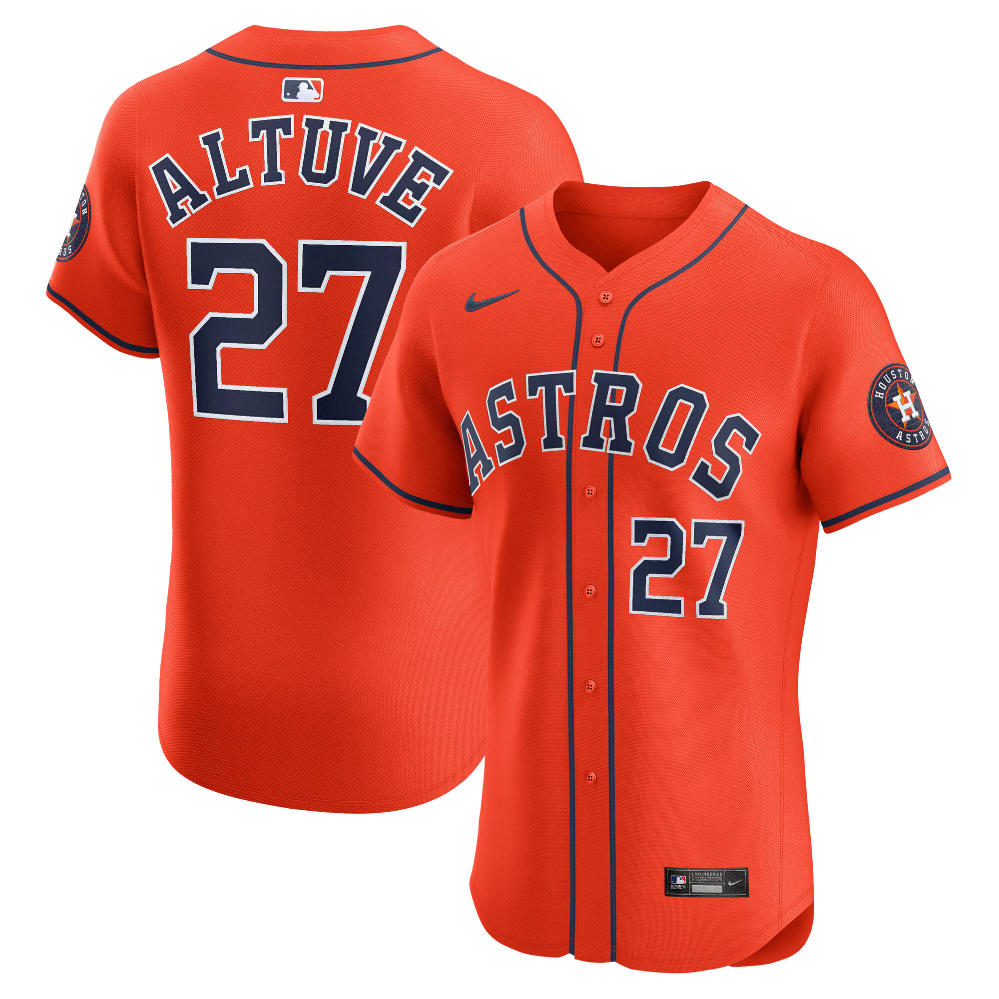 Jose Altuve Houston Astros Alternate Elite Player Jersey
