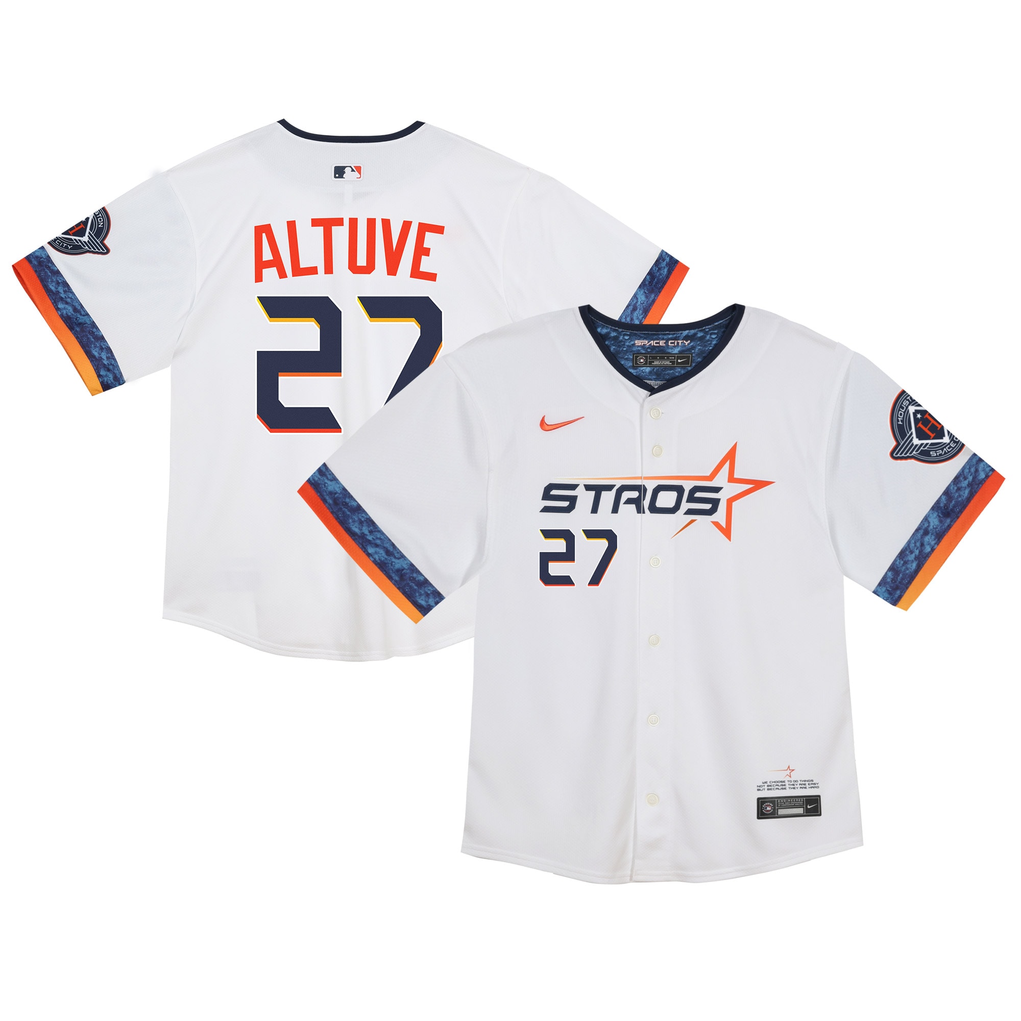 Jose Altuve Houston Astros Toddler City Connect 2025 Limited Jersey - White