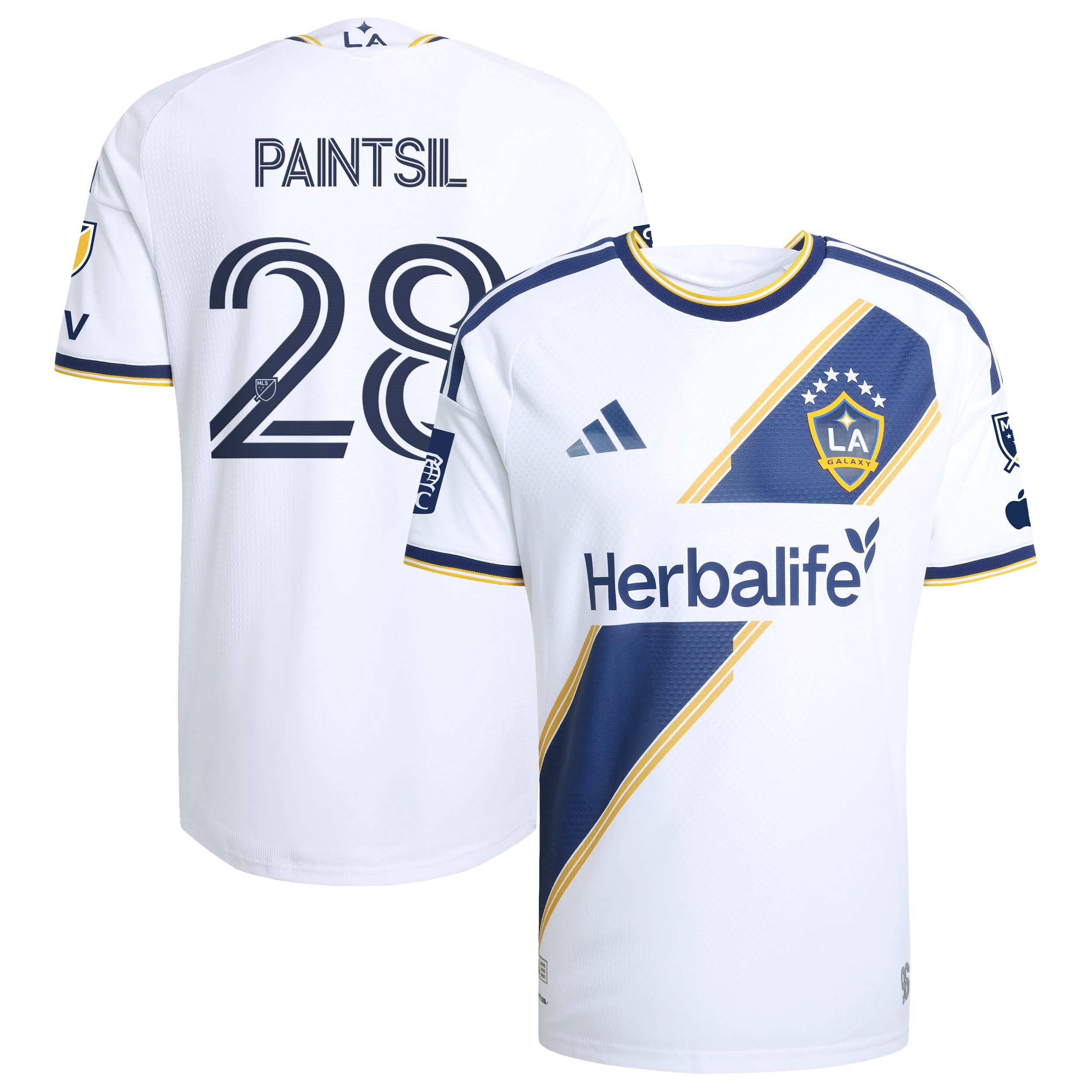 Joseph Paintsil LA Galaxy 2026 The VeloCITY Kit On-Field Patch Jersey - White