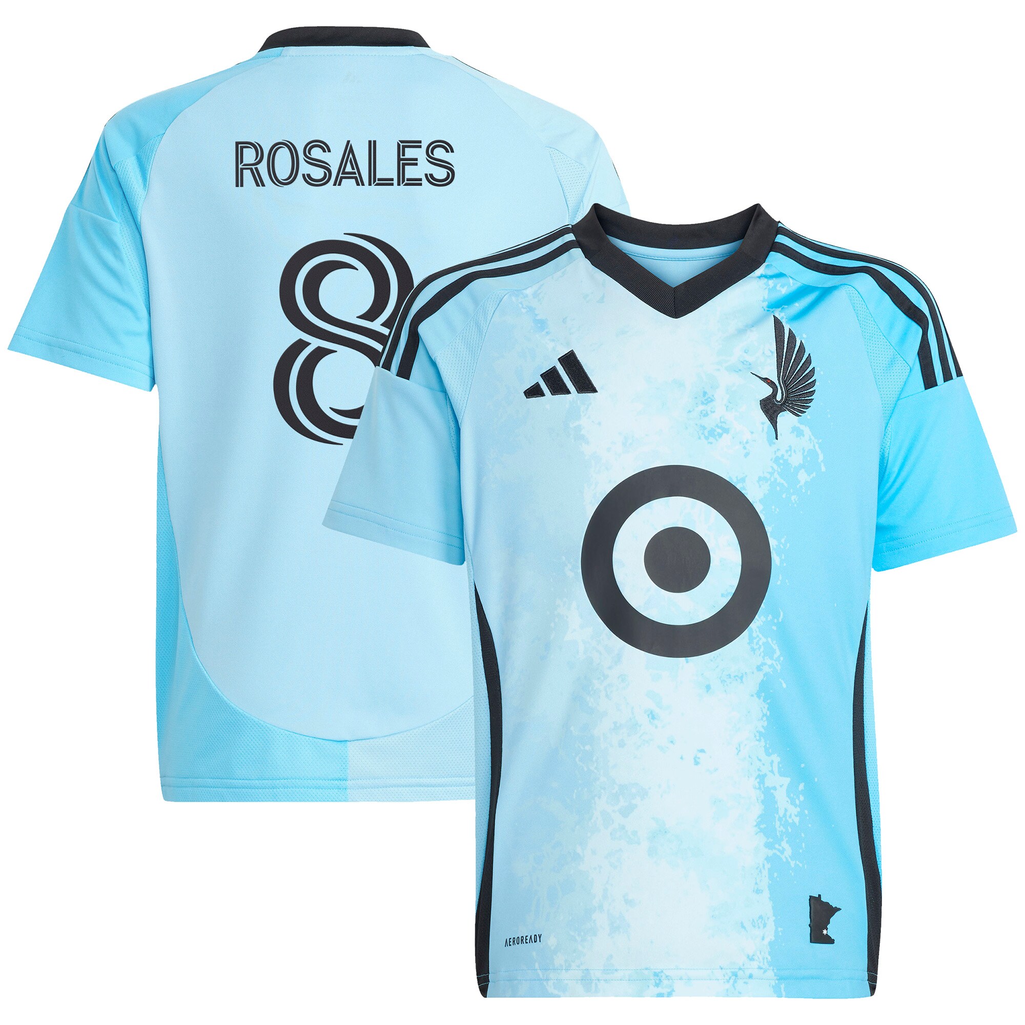 Joseph Rosales Minnesota United FC Youth 2025 CONVERGENCE Player Jersey - Blue