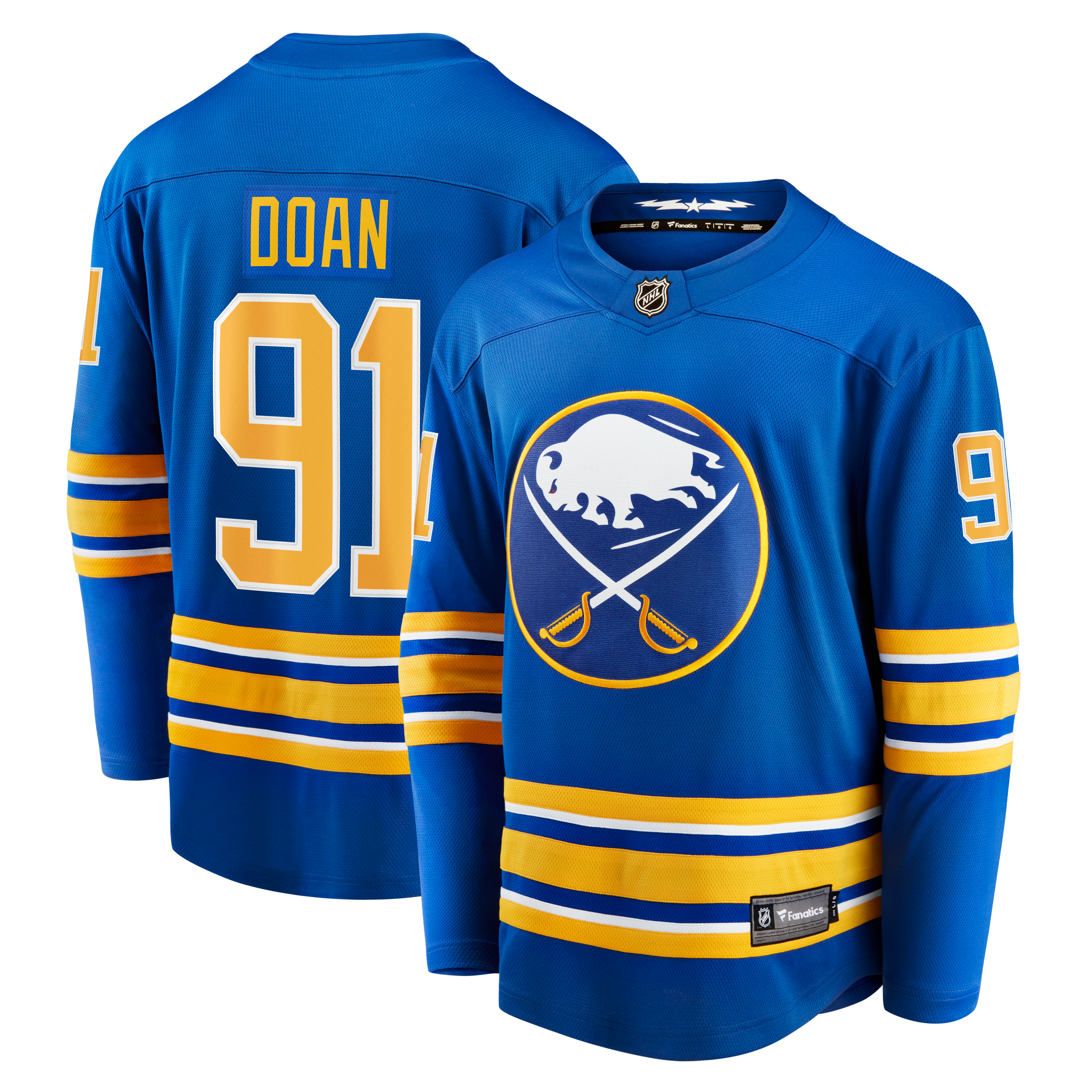 Josh Doan Buffalo Sabres Fanatics Home Premier Breakaway Player Jersey - Royal