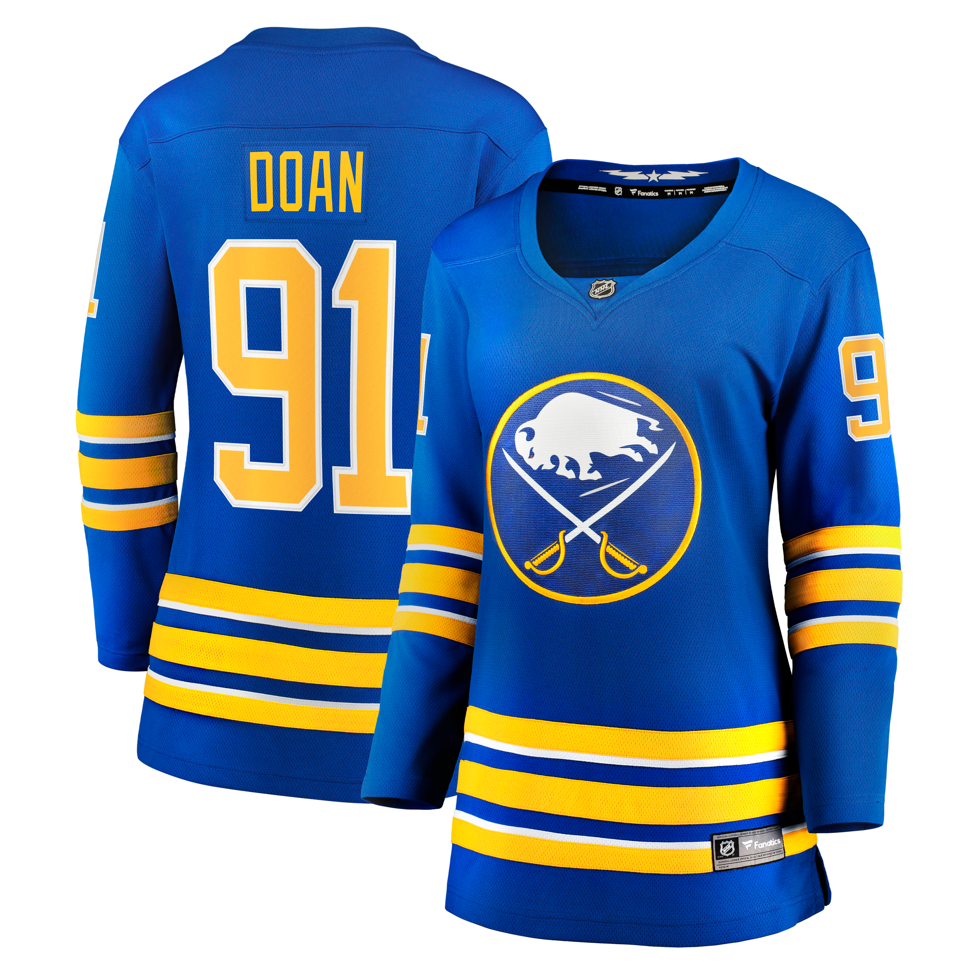 Josh Doan Buffalo Sabres Fanatics Women's Home Breakaway Player Jersey - Royal