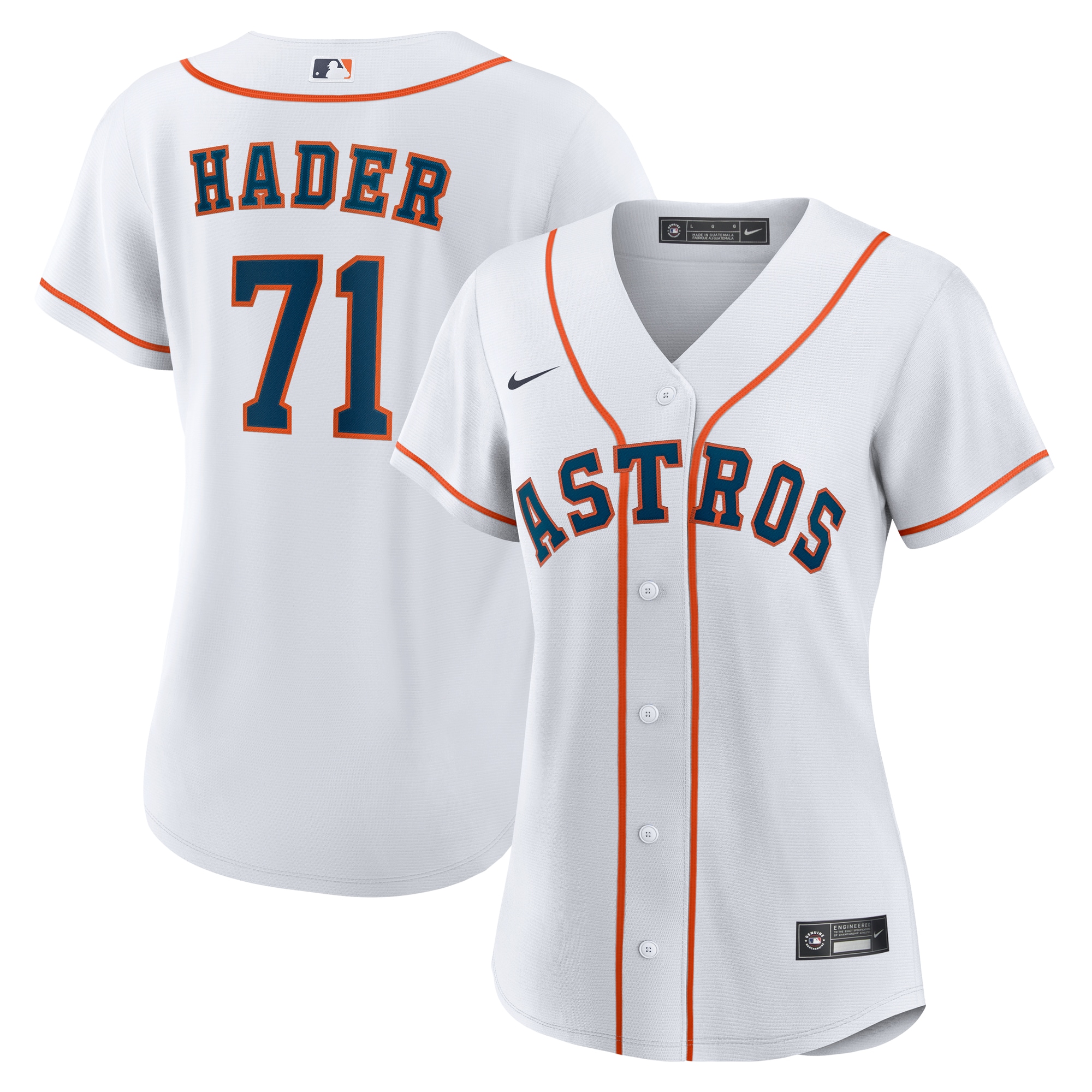 Josh Hader Houston Astros Women's Home Jersey - White