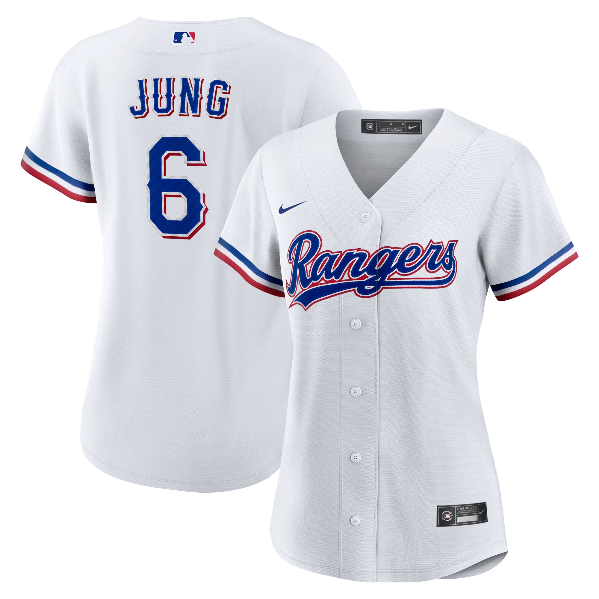 Josh Jung Texas Rangers Women's Home Jersey - White