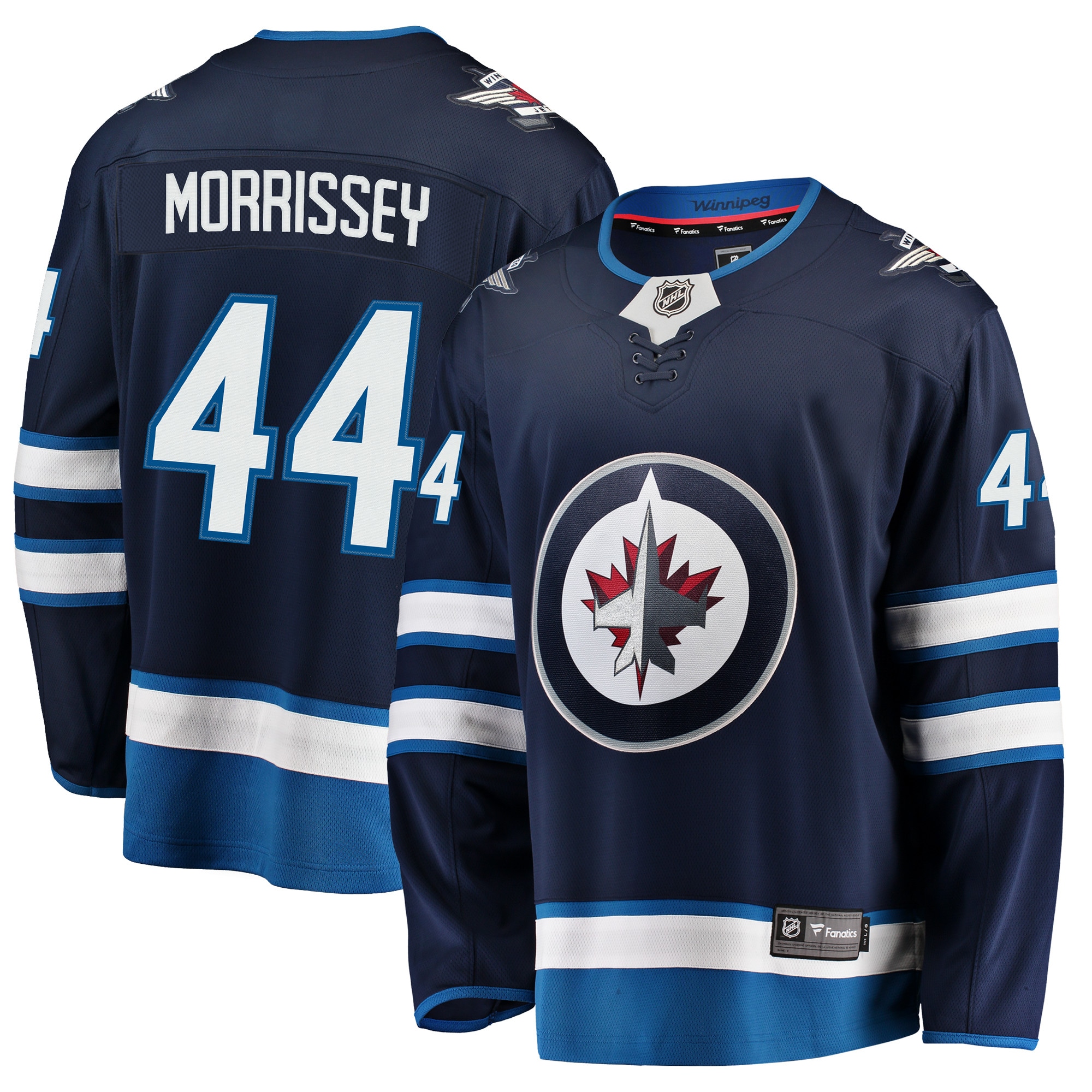 Josh Morrissey Winnipeg Jets Fanatics Breakaway Jersey - Navy