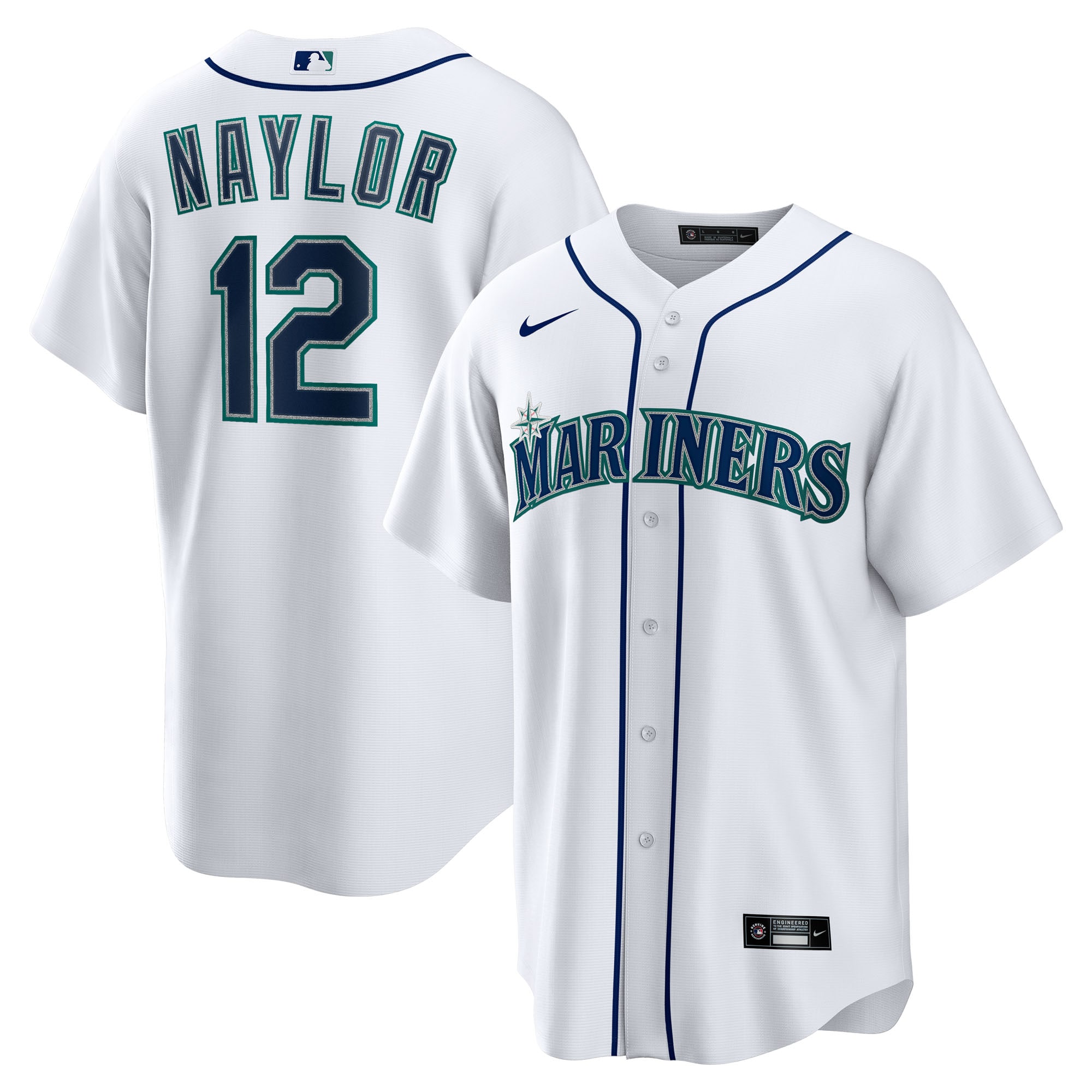 Josh Naylor Seattle Mariners Home Jersey - White