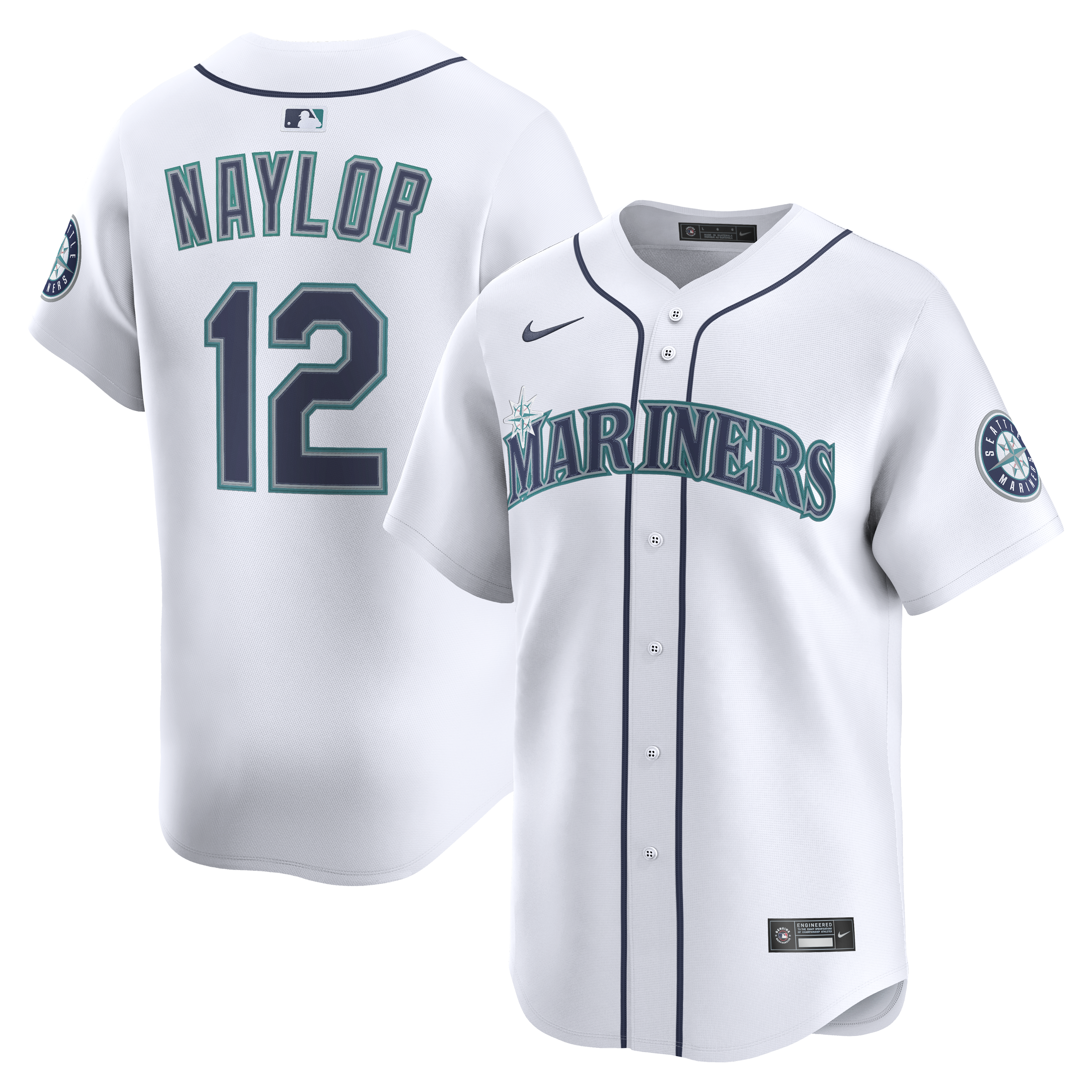 Josh Naylor Seattle Mariners Home Limited Jersey - White