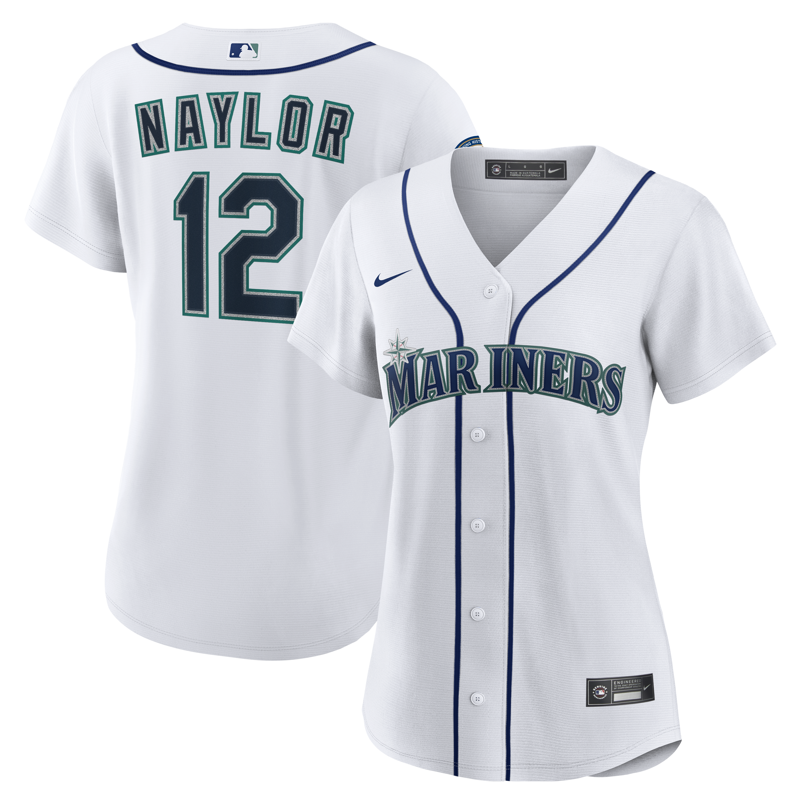 Josh Naylor Seattle Mariners Women's Home Jersey - White
