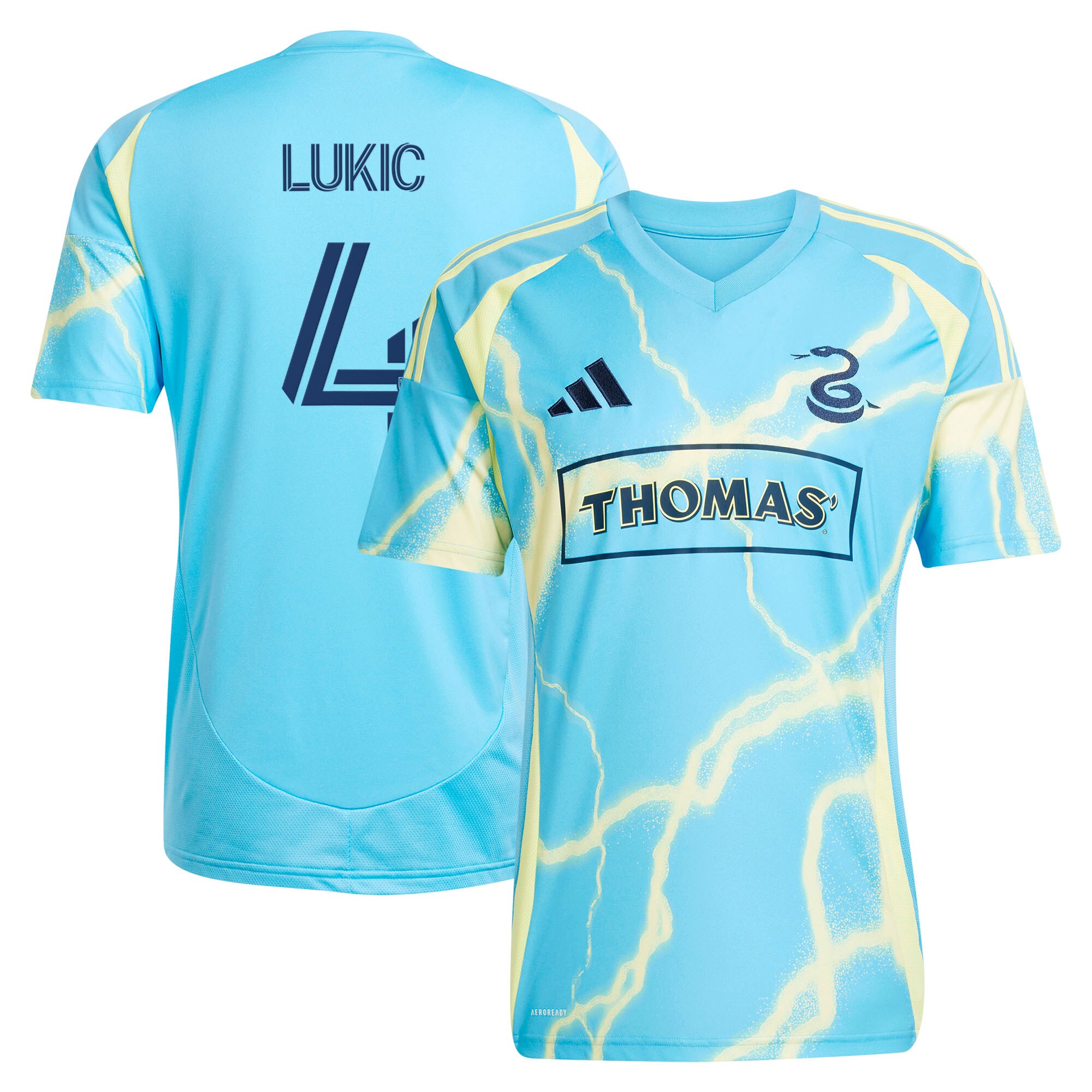 Jovan Lukić Philadelphia Union 2025 The Voltage Kit Jersey - Blue