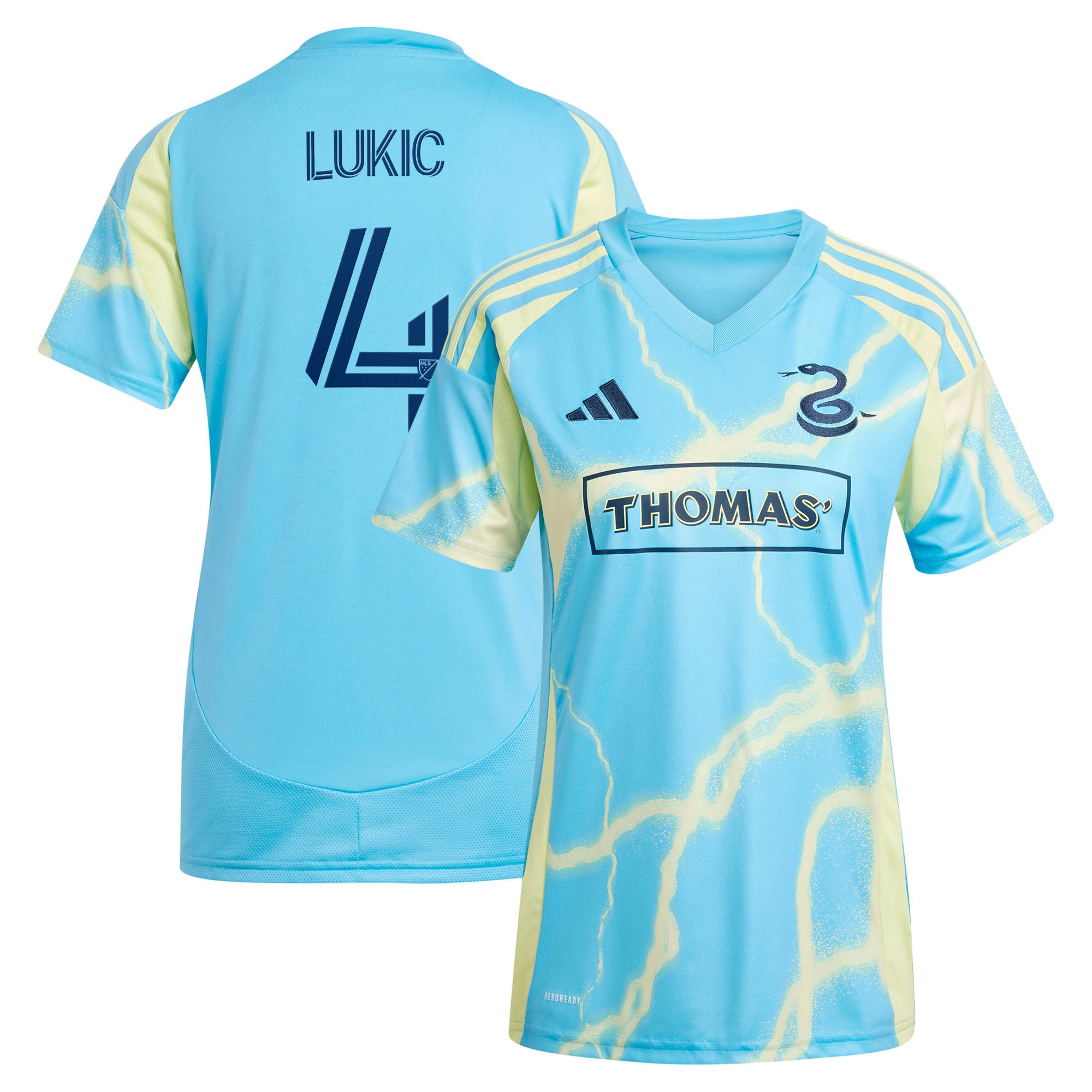 Jovan Lukić Philadelphia Union Women's 2025 The Voltage Kit Jersey - Blue