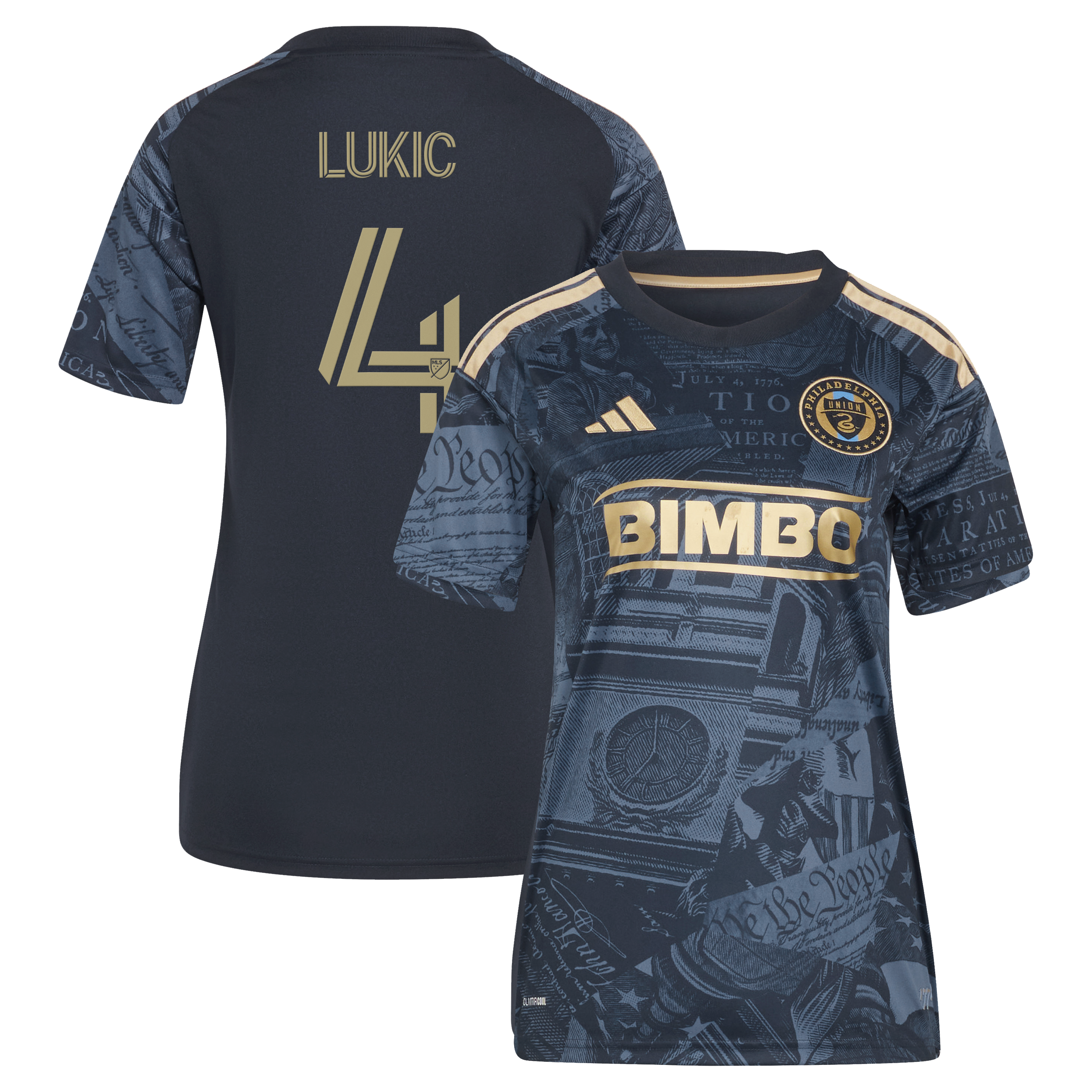 Jovan Lukić Philadelphia Union Women's 2026 1776 Kit Jersey - Navy