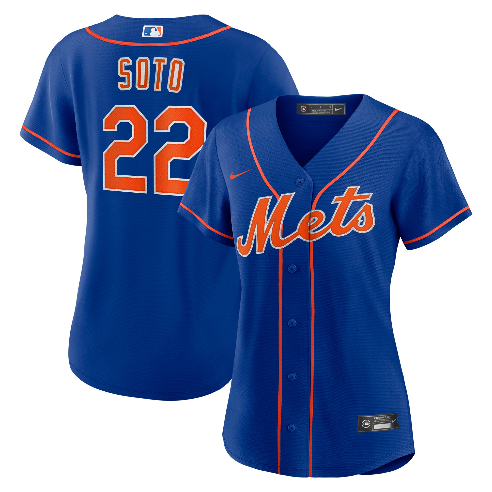 Juan Soto New York Mets Women's Alternate Baseball Jersey - Royal