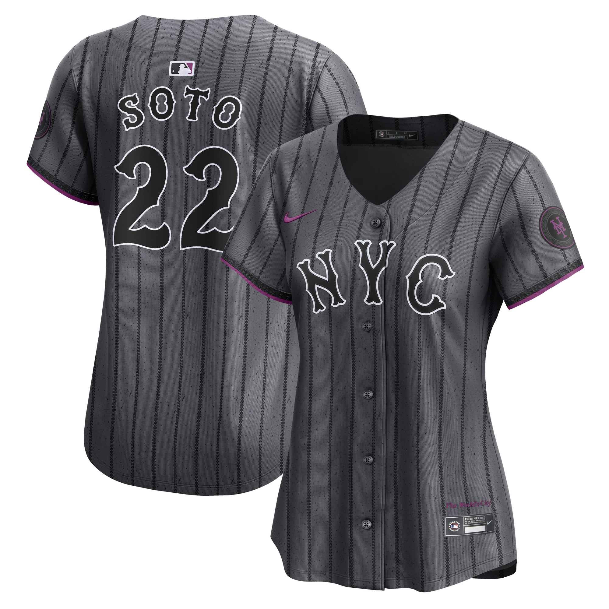 Juan Soto New York Mets Women's City Connect Limited Jersey - Gray