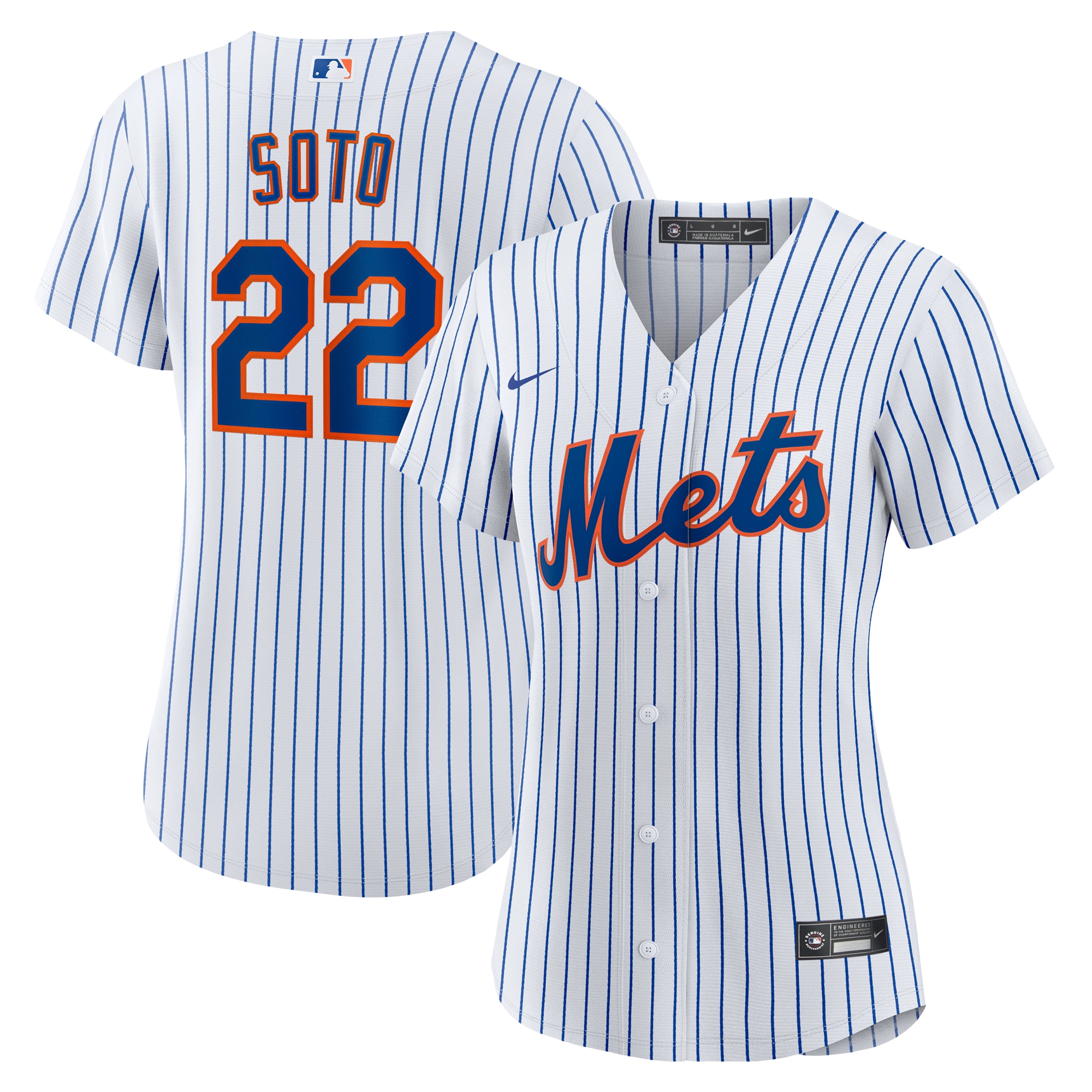 Juan Soto New York Mets Women's Home Player Jersey - White