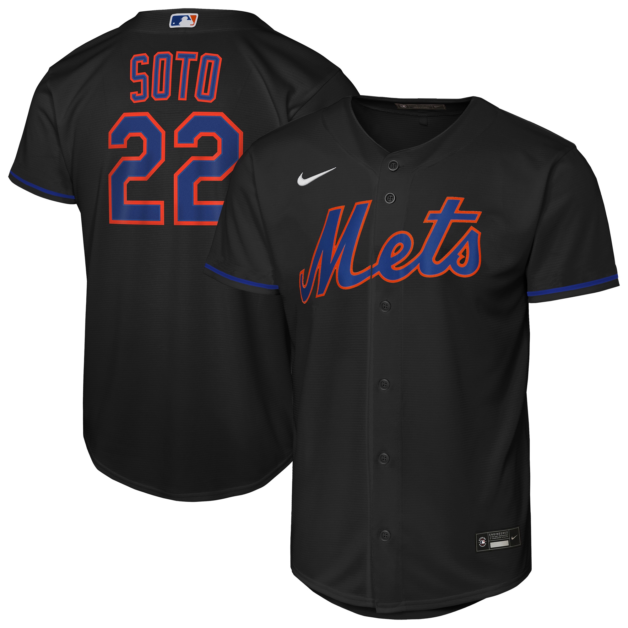 Juan Soto New York Mets Youth Alternate Jersey