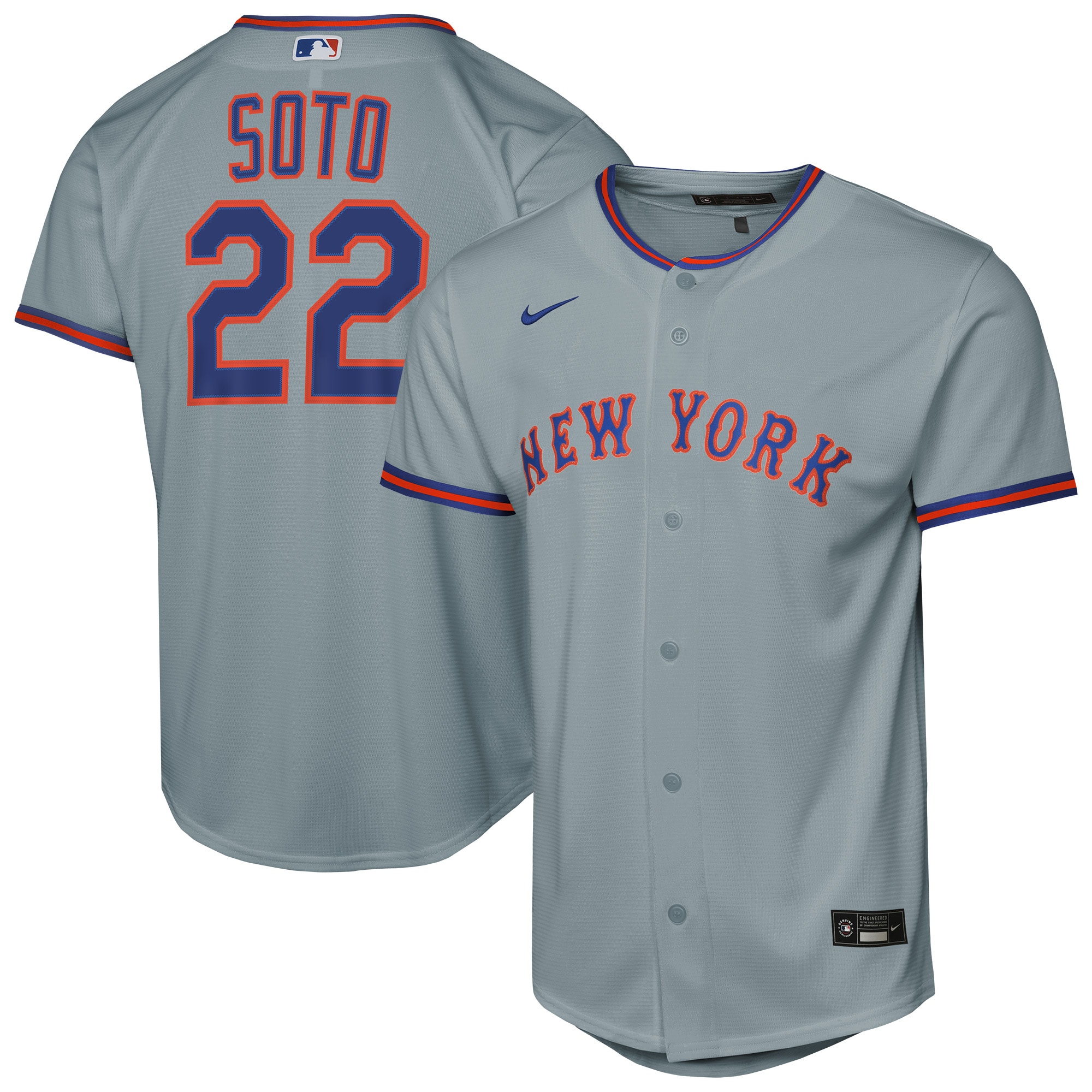 Juan Soto New York Mets Youth Road Jersey