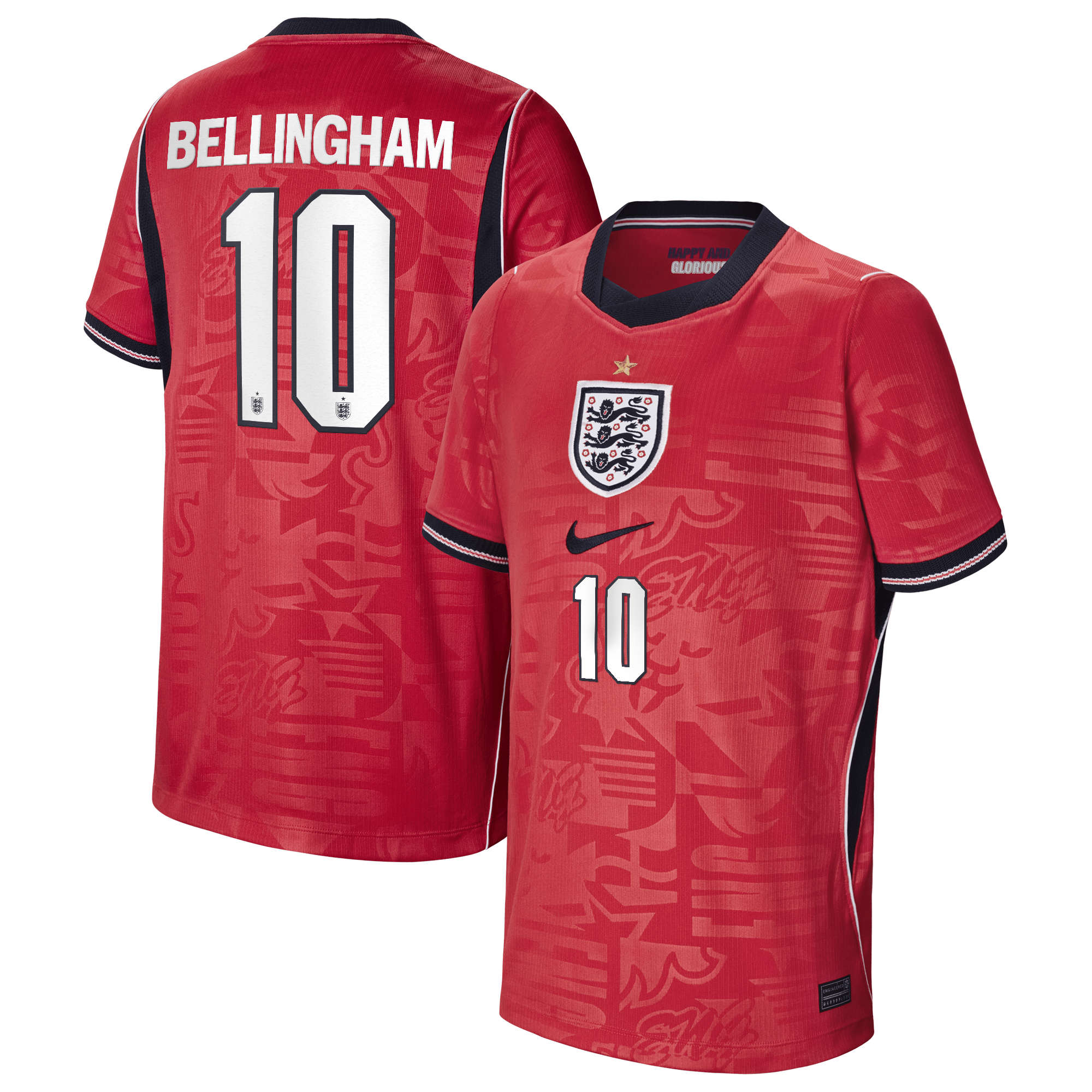 Jude Bellingham England National Team Youth 2026 Away Stadium Jersey