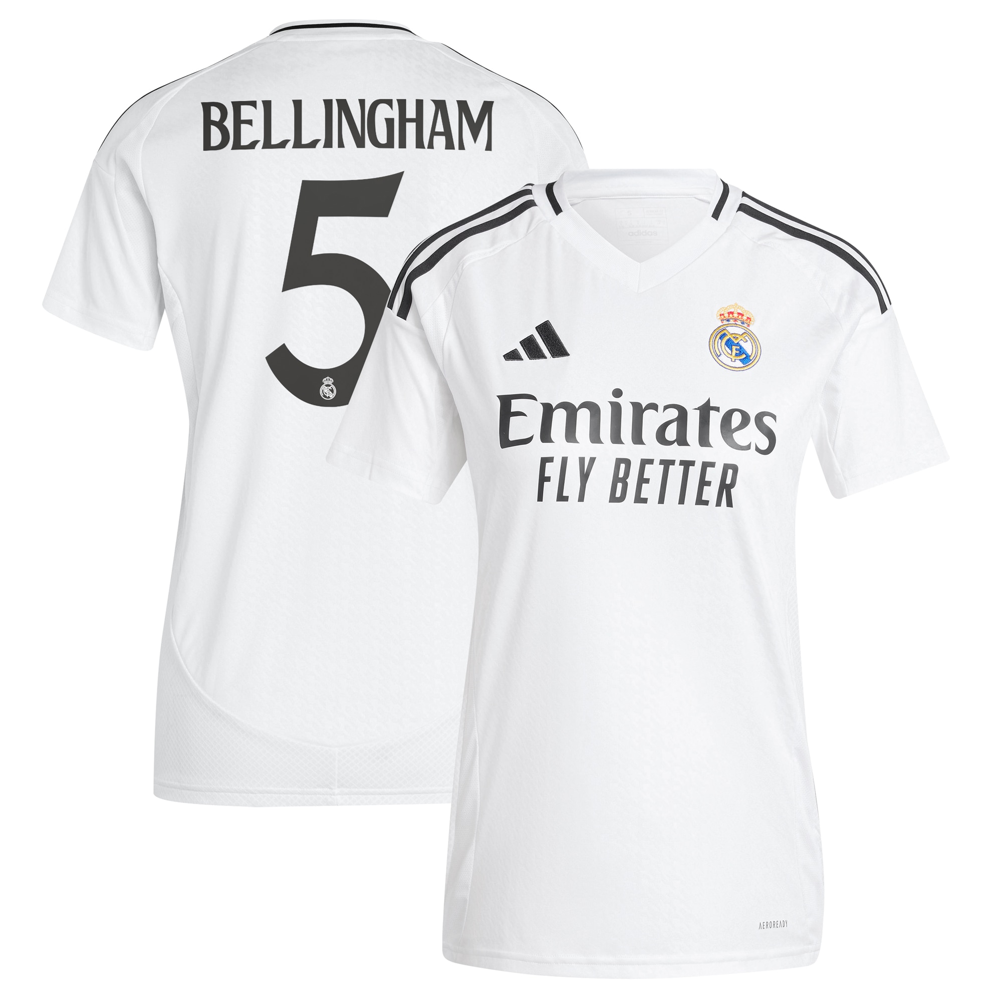 Jude Bellingham Real Madrid Women's 2024/25 Home Player Jersey