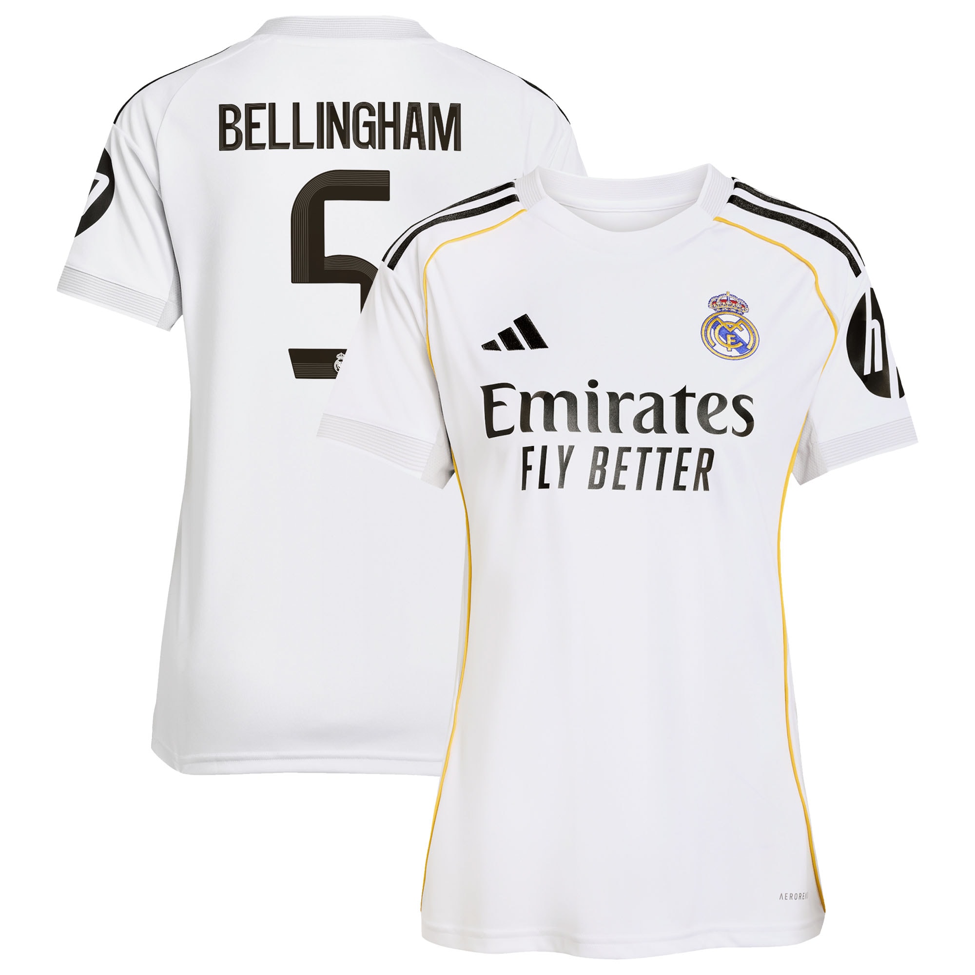 Jude Bellingham Real Madrid Women's 2025/26 Home Jersey
