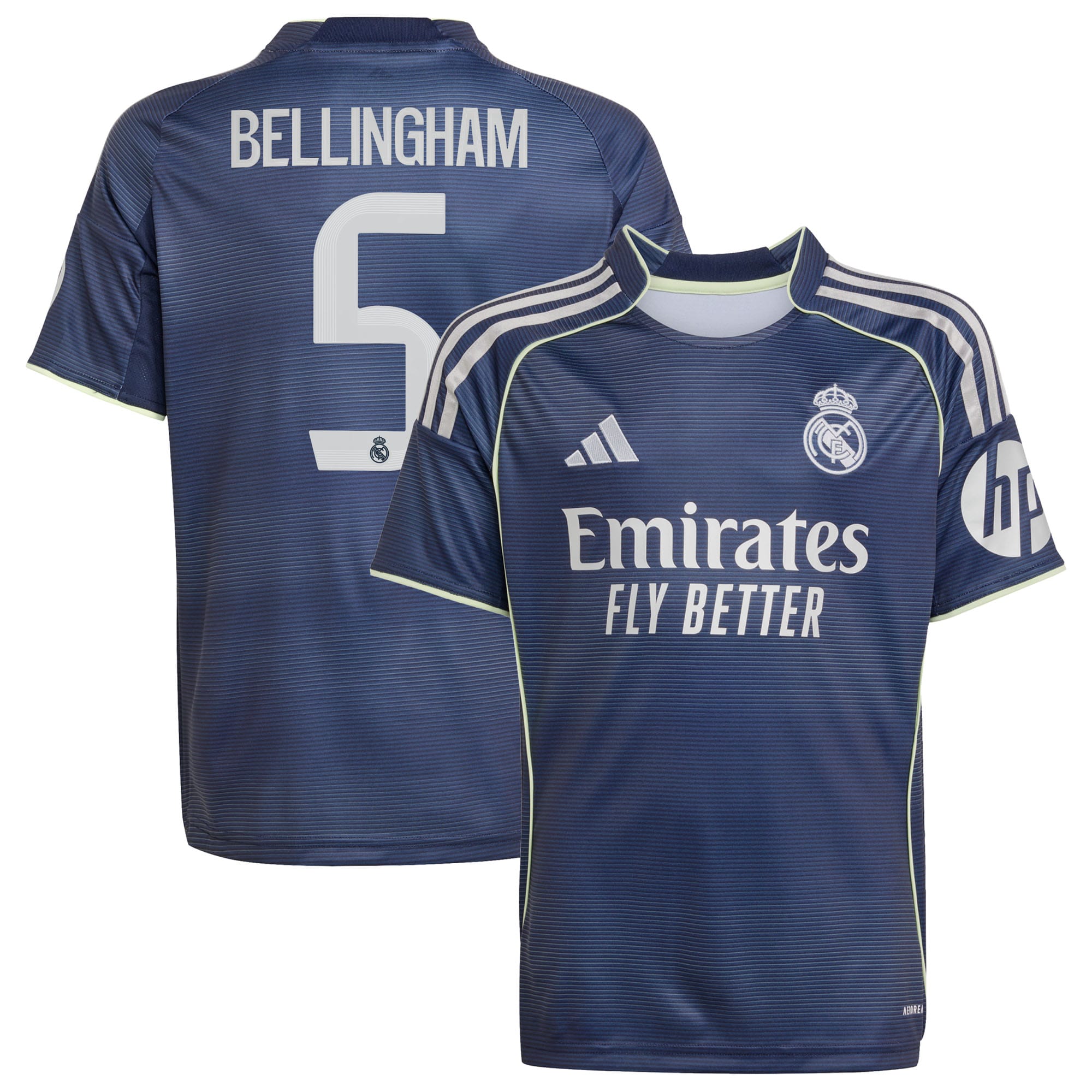 Jude Bellingham Real Madrid Youth 2025/26 Away Player Jersey