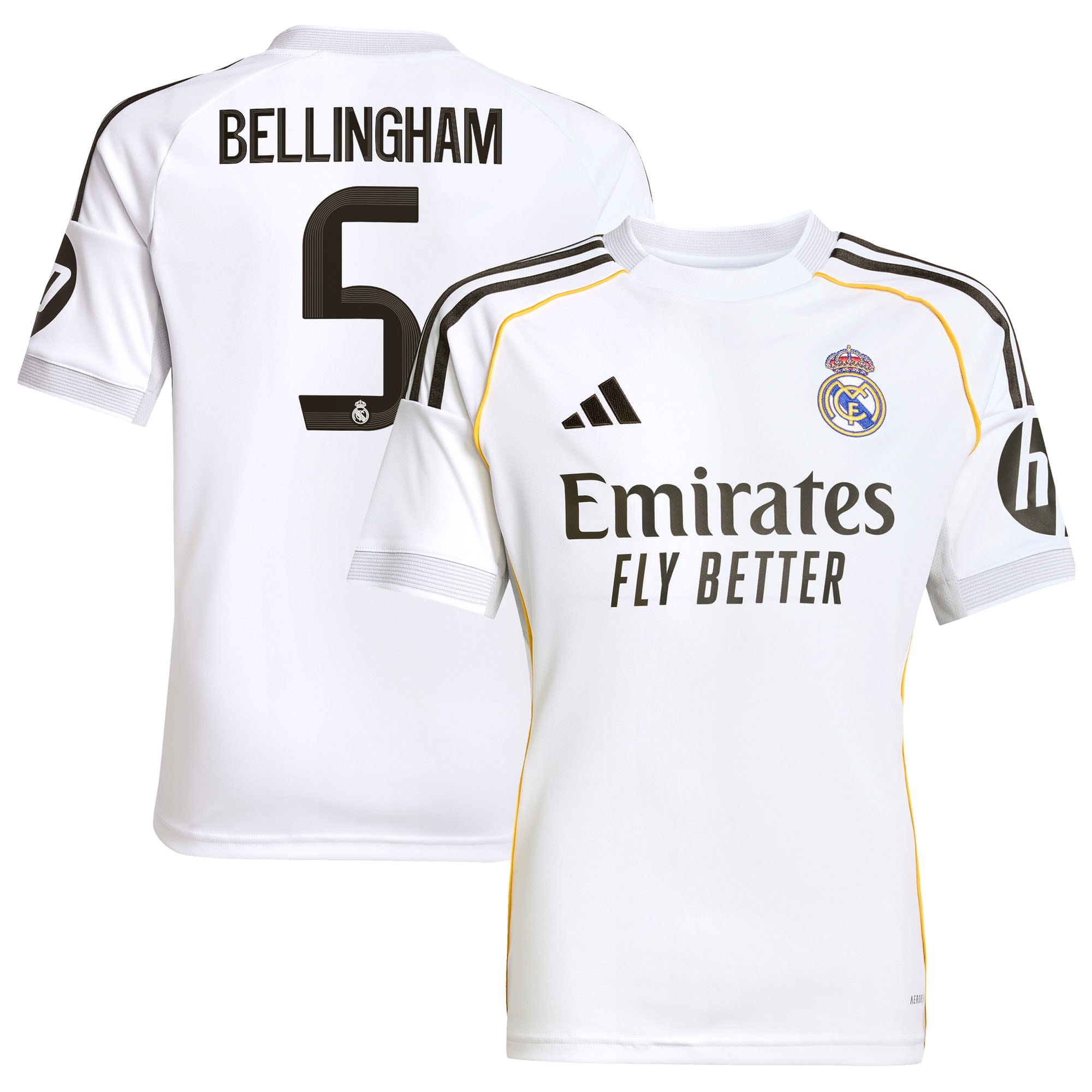 Jude Bellingham Real Madrid Youth 2025/26 Home Jersey