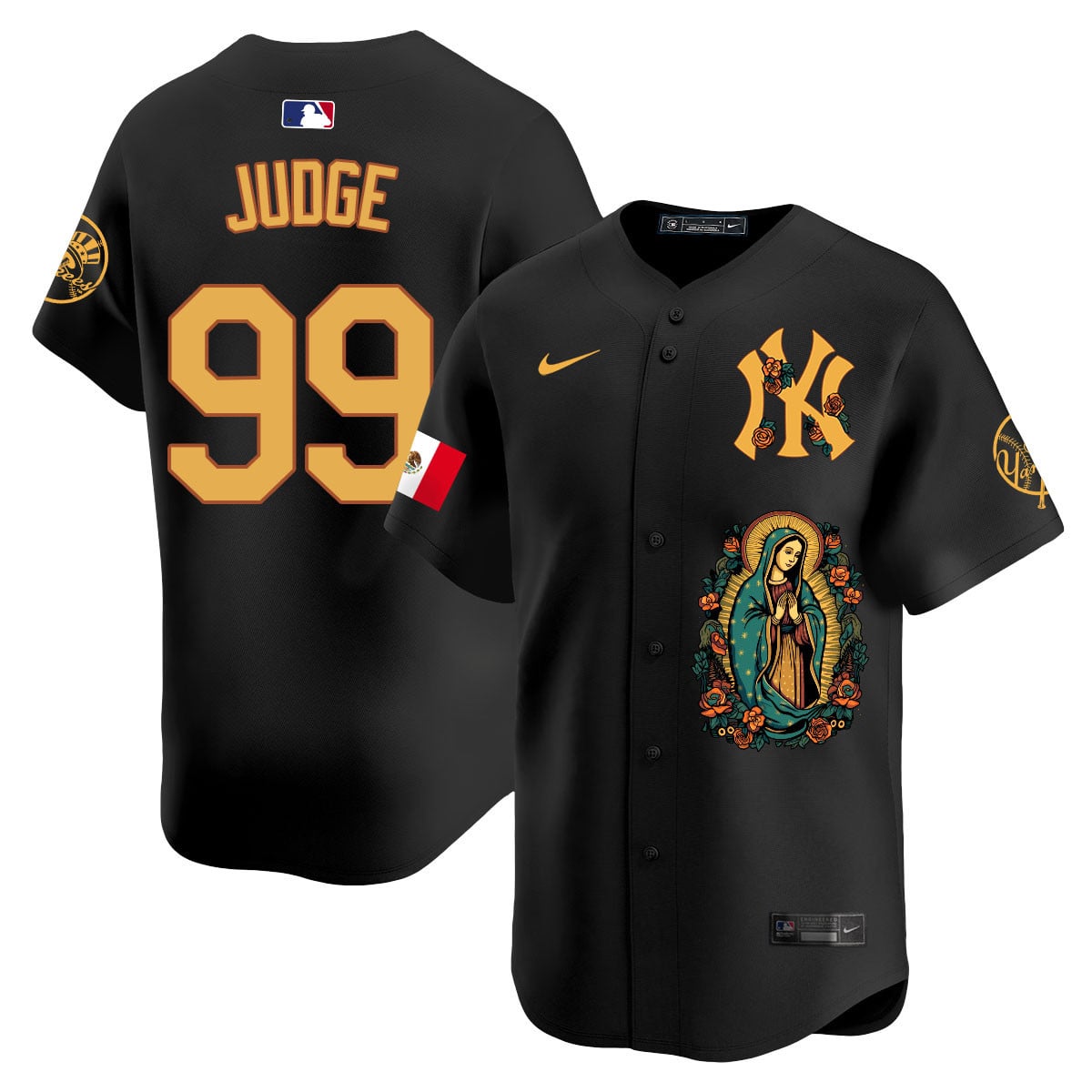 Alternative view of Judge Yankees Green Jersey - Nike Judge Yankees Green Virgin Jersey