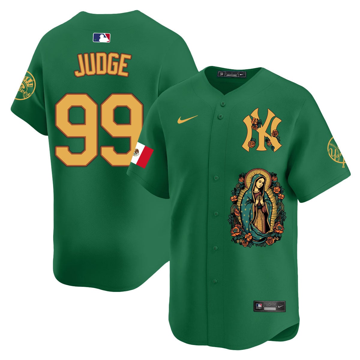 Judge Yankees Green Jersey - Nike Judge Yankees Green Virgin Jersey
