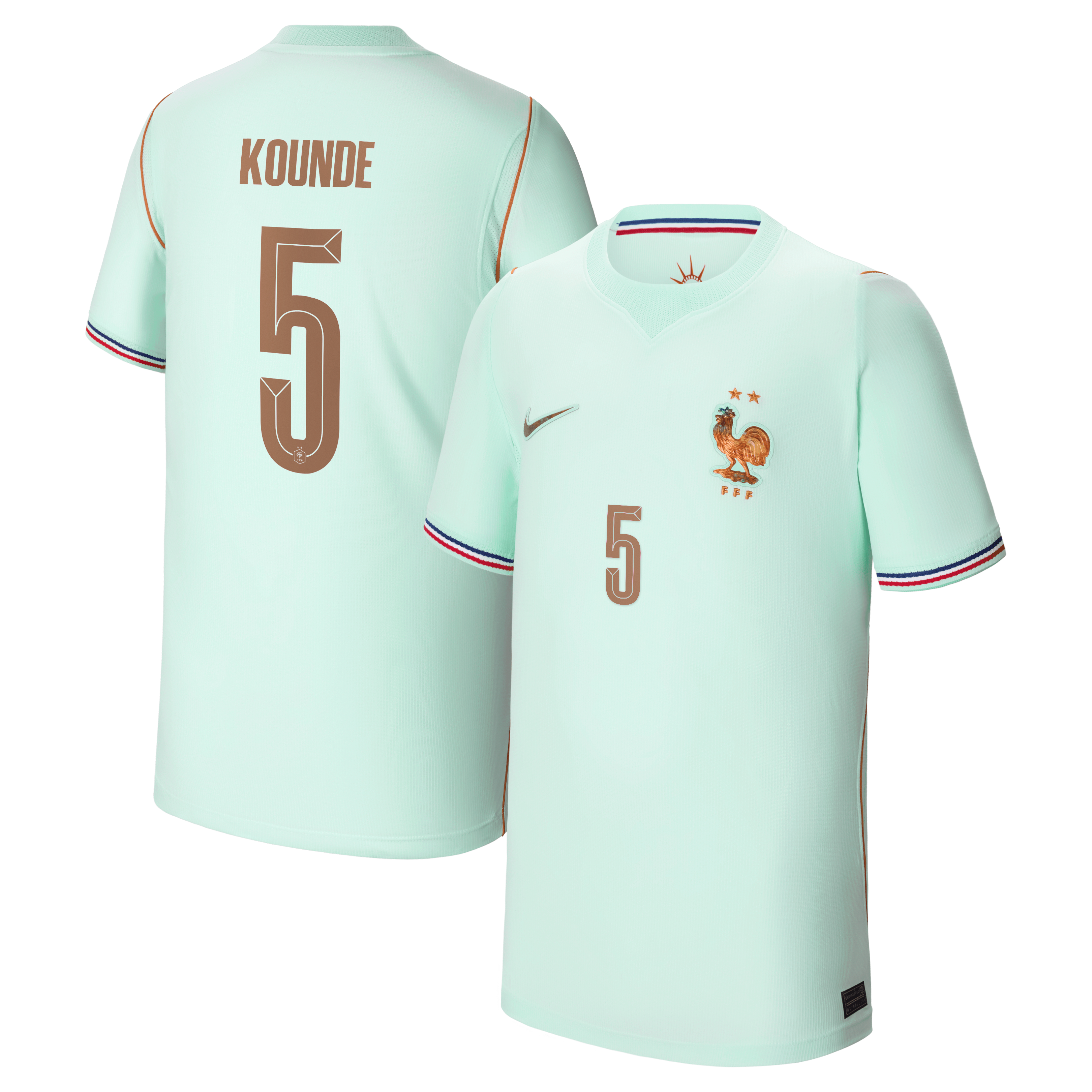 Jules Koundé France National Team Youth 2026 Away Stadium Jersey