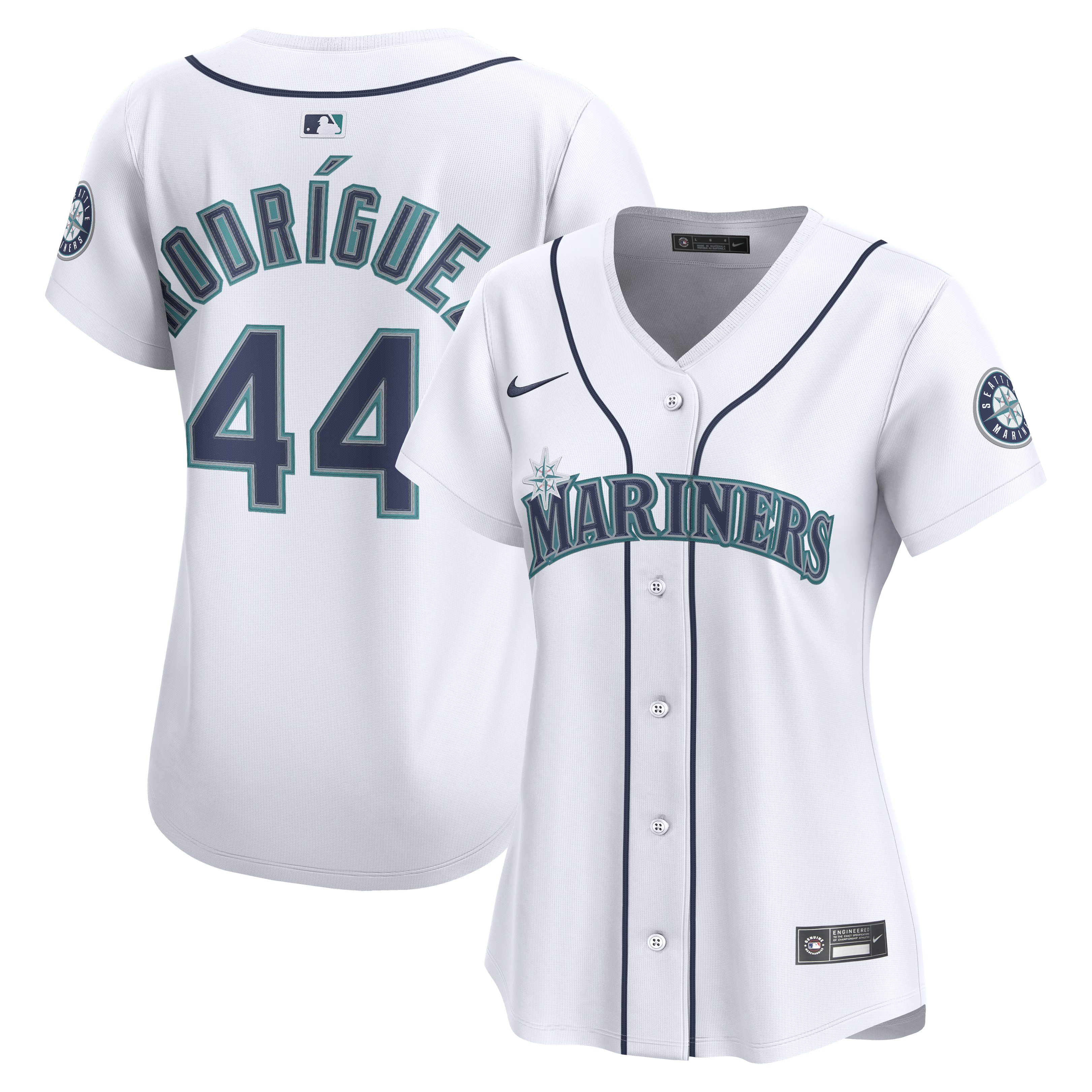 Julio Rodríguez Seattle Mariners Women's Home Limited Jersey - White