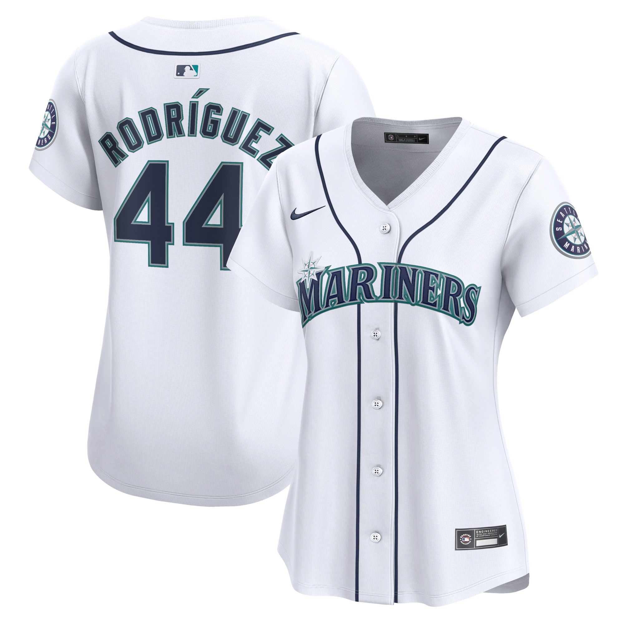 Julio Rodríguez Seattle Mariners Women's Home Limited Player Jersey - White