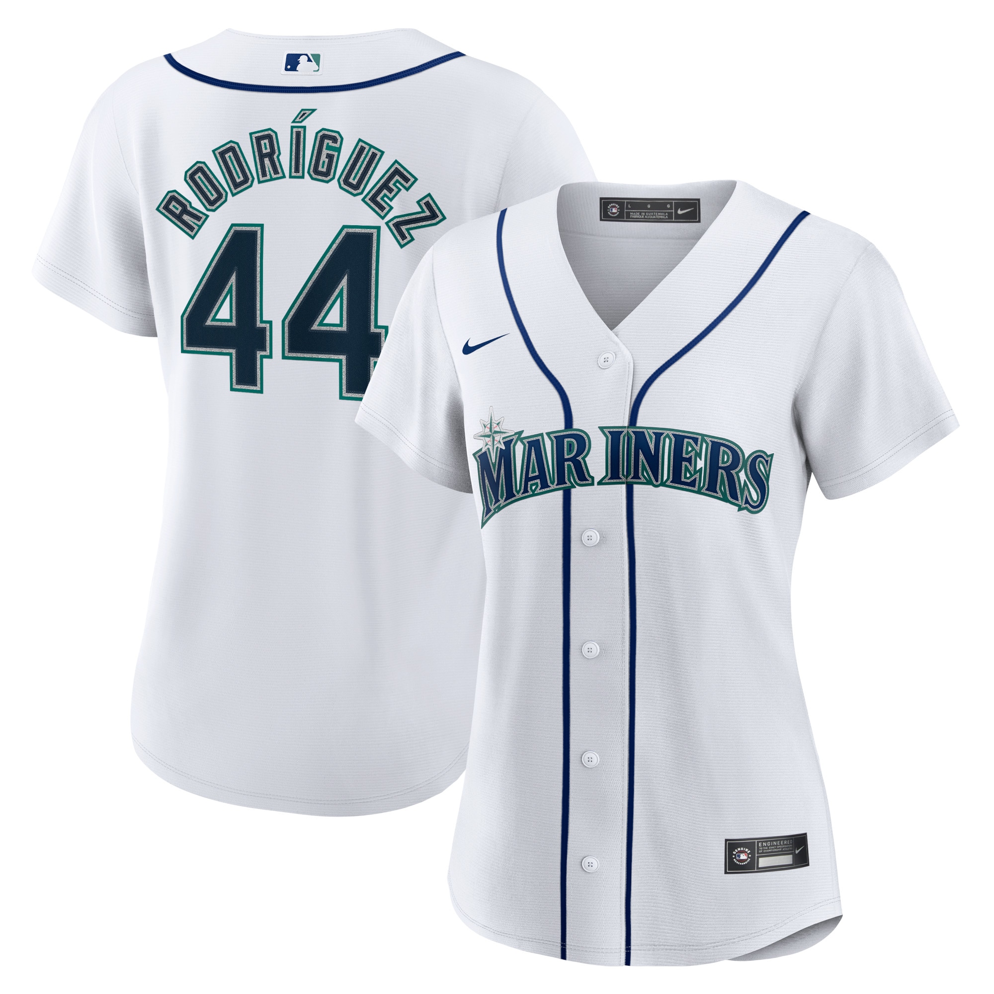 Julio Rodriguez Seattle Mariners Women's Home Player Jersey - White