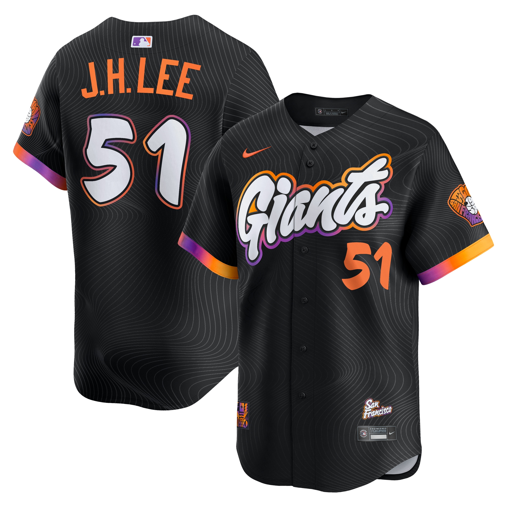 Jung Hoo Lee San Francisco Giants 2025 City Connect Limited Jersey - Black
