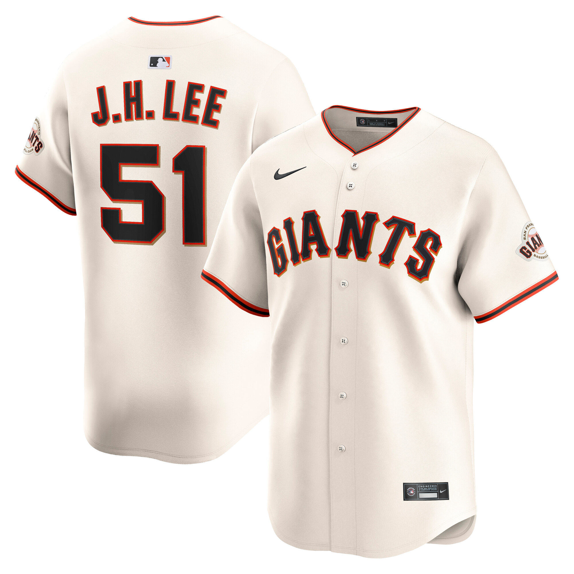 Jung Hoo Lee San Francisco Giants Home Limited Player Jersey