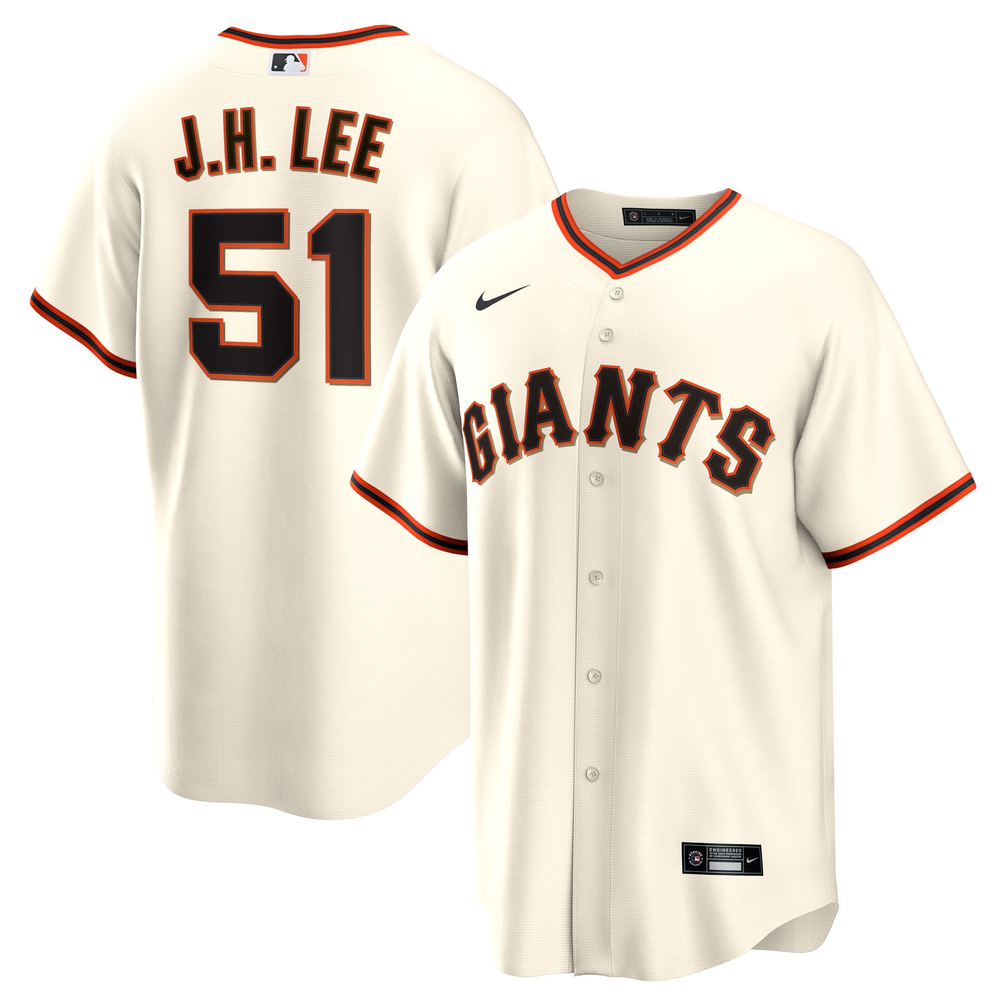 Jung Hoo Lee San Francisco Giants Home Player Jersey - Cream