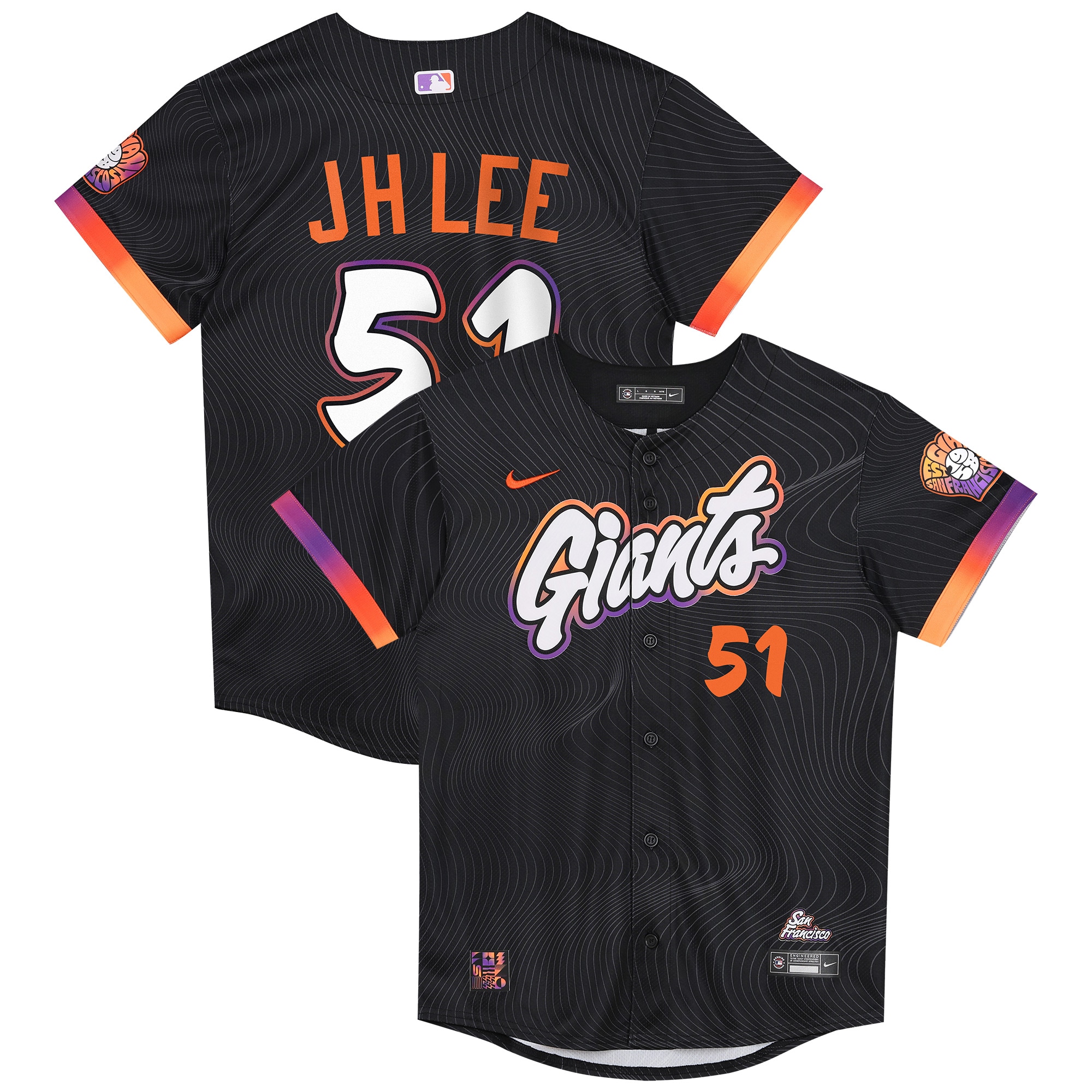 Jung Hoo Lee San Francisco Giants Preschool 2025 City Connect Limited Player Jersey - Anthracite