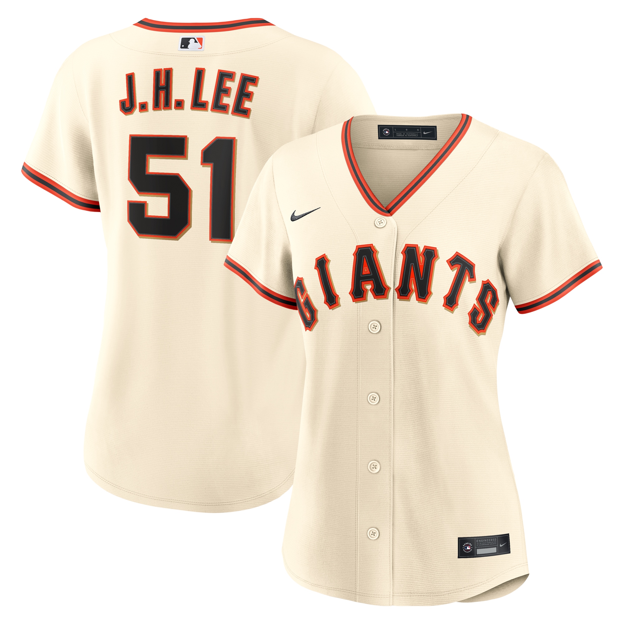 Jung Hoo Lee San Francisco Giants Women's Home Jersey - Cream
