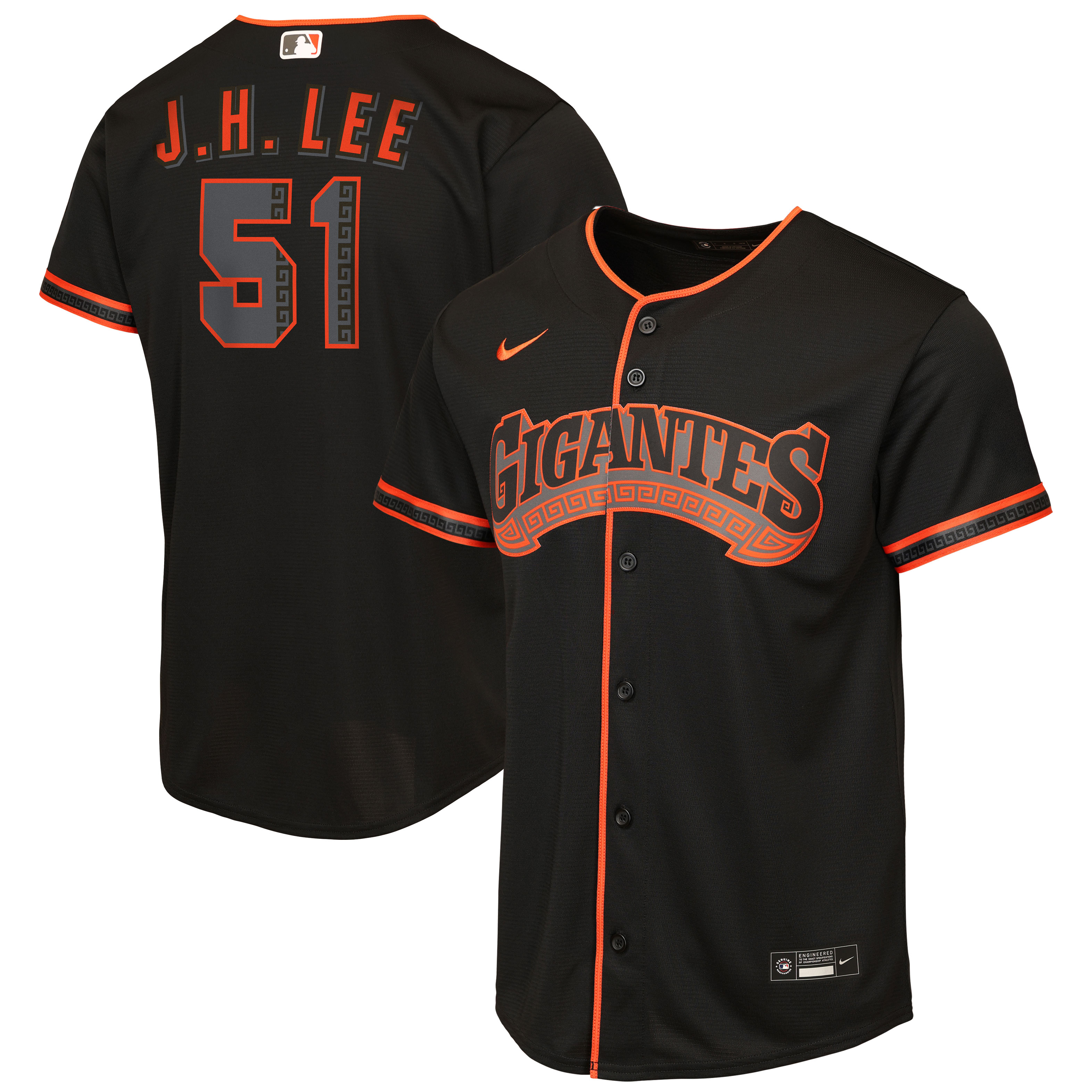 Jung Hoo Lee San Francisco Giants Youth Alternate 2 Jersey