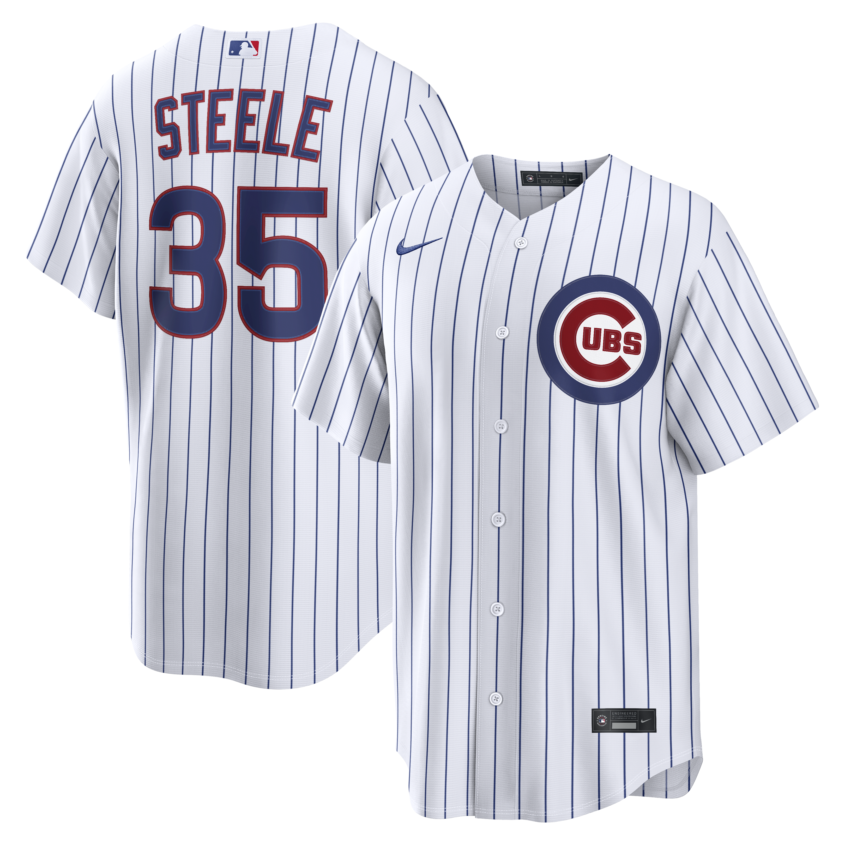 Justin Steele Chicago Cubs Home Jersey - White